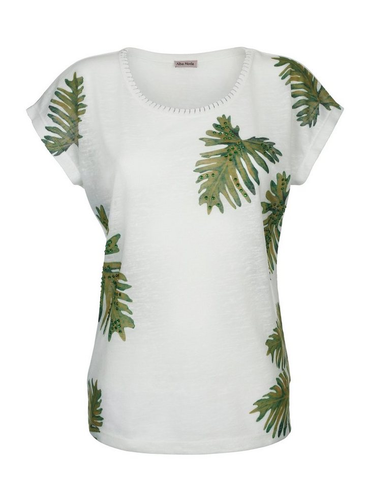 Alba Moda Strandshirt in Leinenoptik Alba Moda Strandshirt in Leinenoptik