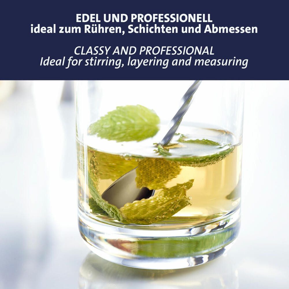 WESTMARK Servierlöffel Barlöffel James – praktisches Bar-Zubehör zum Mixen von Cocktails