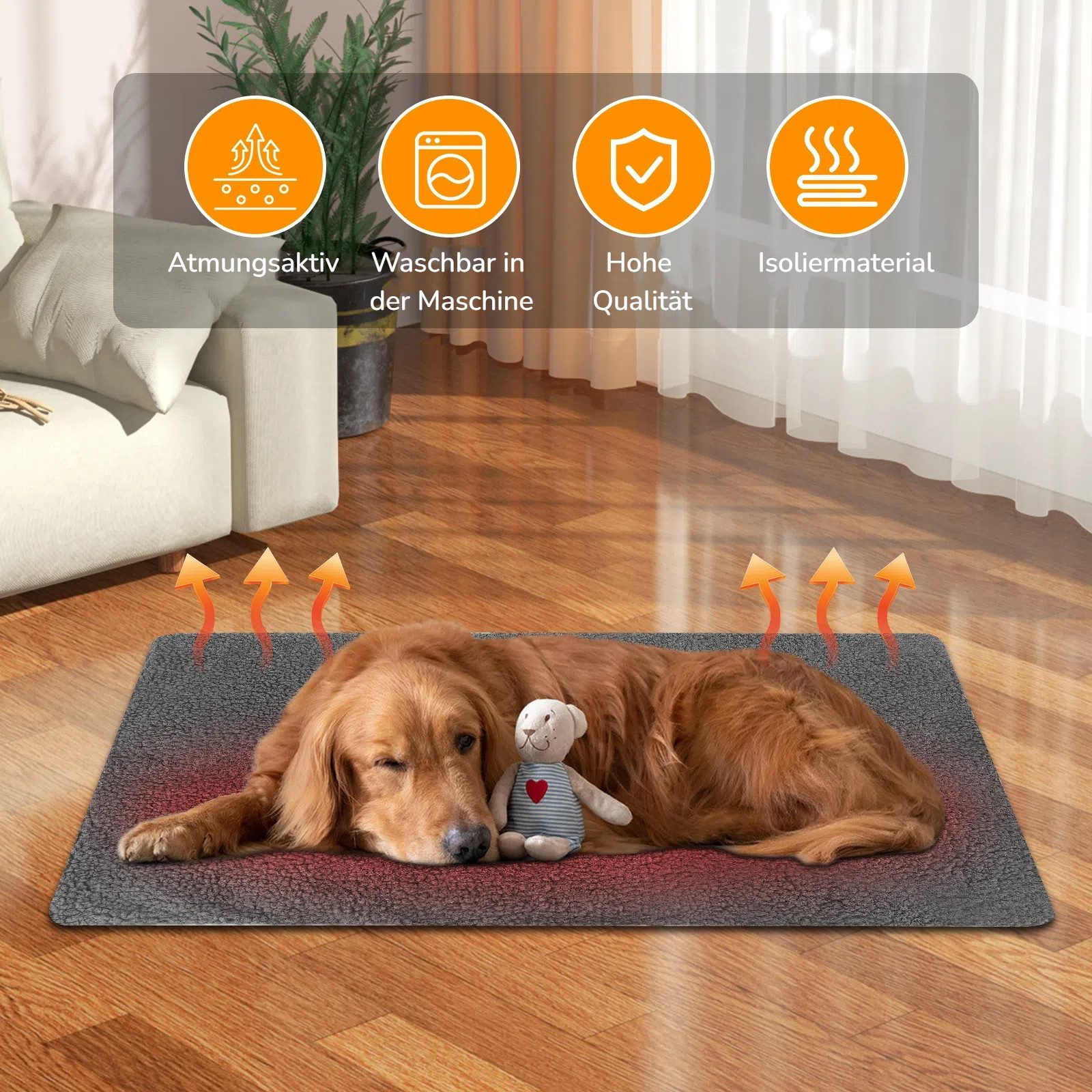 BlingBin Hundematte Wärmematte Heizdecke Katzenbett, Katzendecke günstig online kaufen