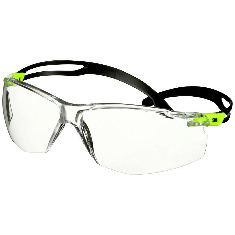 3M Arbeitsschutzbrille 3M SecureFit SF501SGAF-GRN Grün Schutzbrille Antibeschlag-Schutz mit
