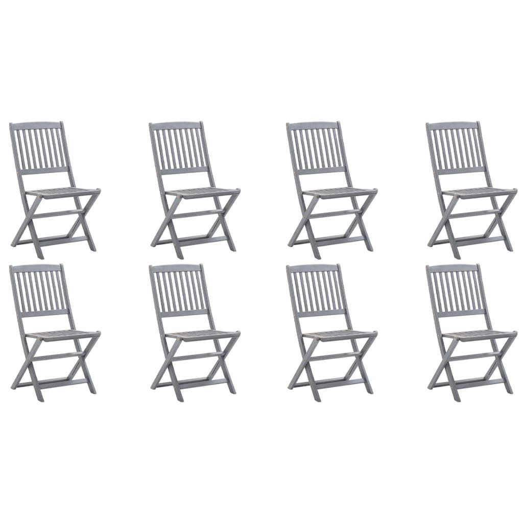 vidaXL Gartenstuhl Klappbare Gartenstühle 8 Stk. günstig online kaufen