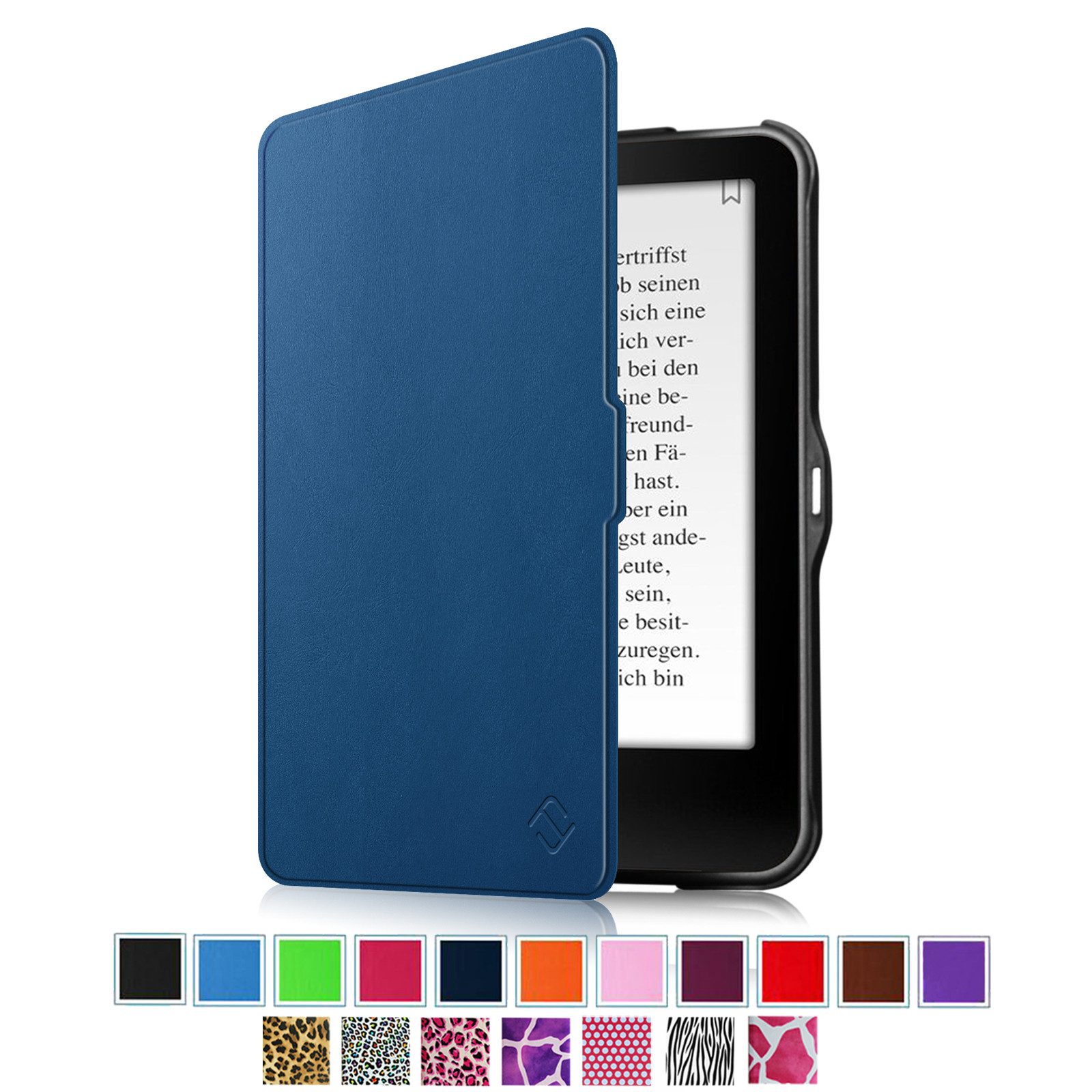 Fintie E-Reader-Hülle für Tolino Vision 4 HD/Vision 3 HD/Vision 2/Vision 1/Shine 2 HD, Ultradünne Schutzhülle mit Ruhemodus und Magnetverschluss