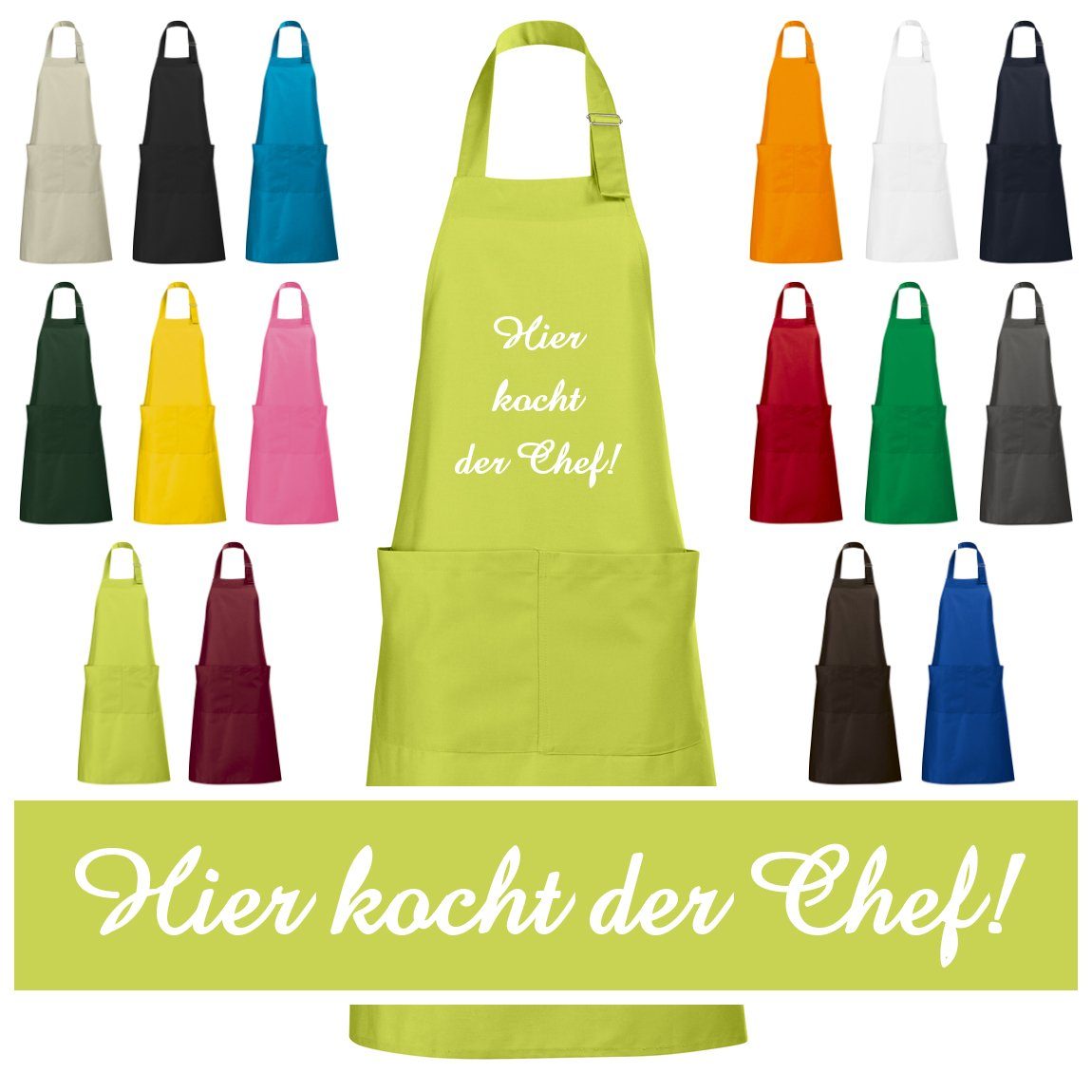Schnoschi Kochschürze Hochwertige Küchenschürze mit Hier günstig online kaufen
