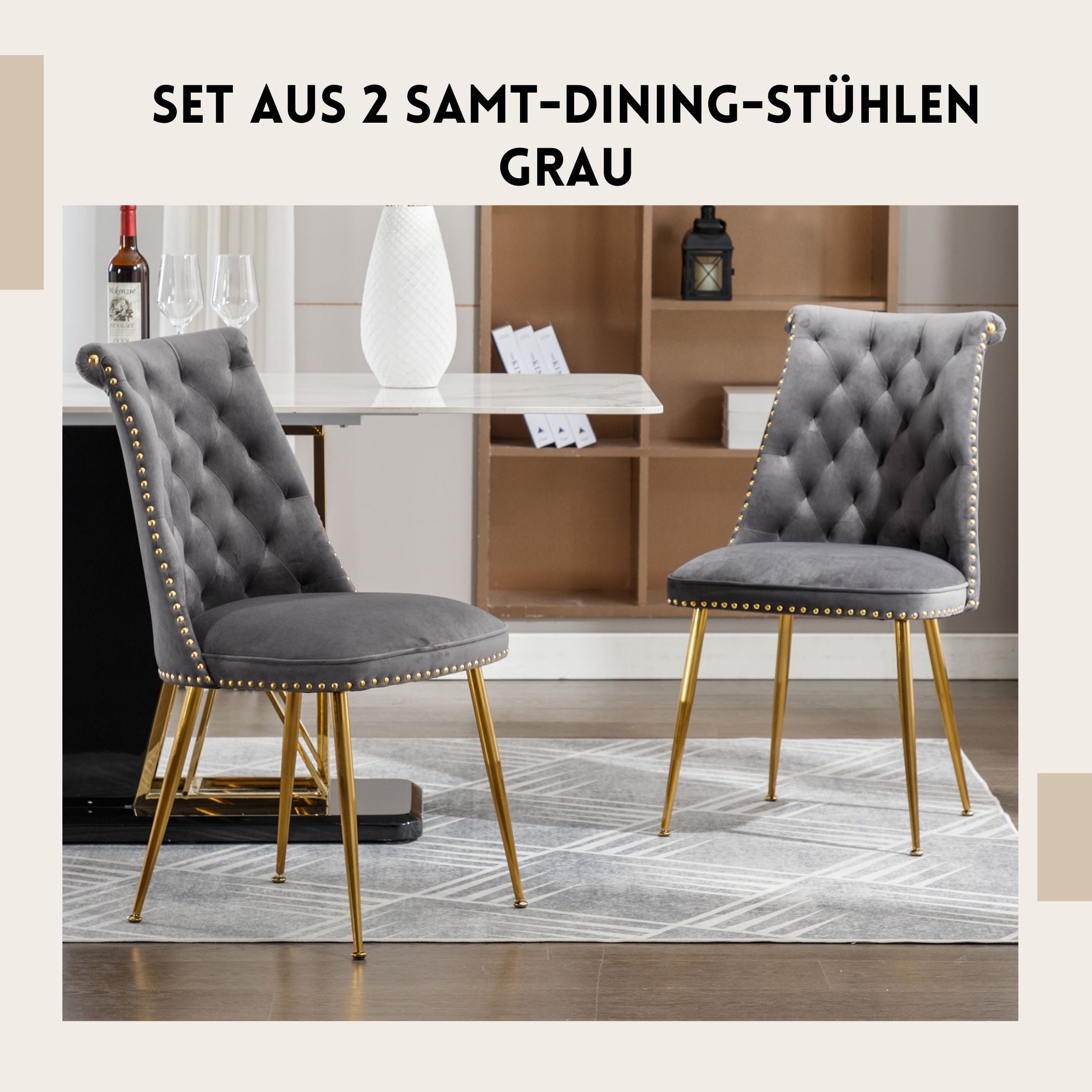 SeedWave Esszimmerstuhl Set aus 2 klassischen günstig online kaufen
