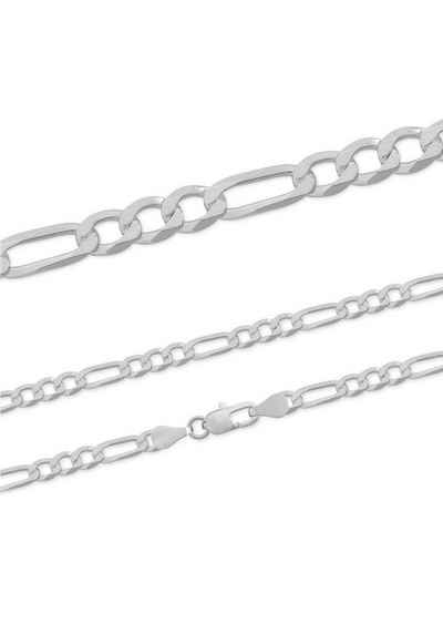 Firetti Silberkette »Figarokettengliederung, ca. 4,4 mm breit«