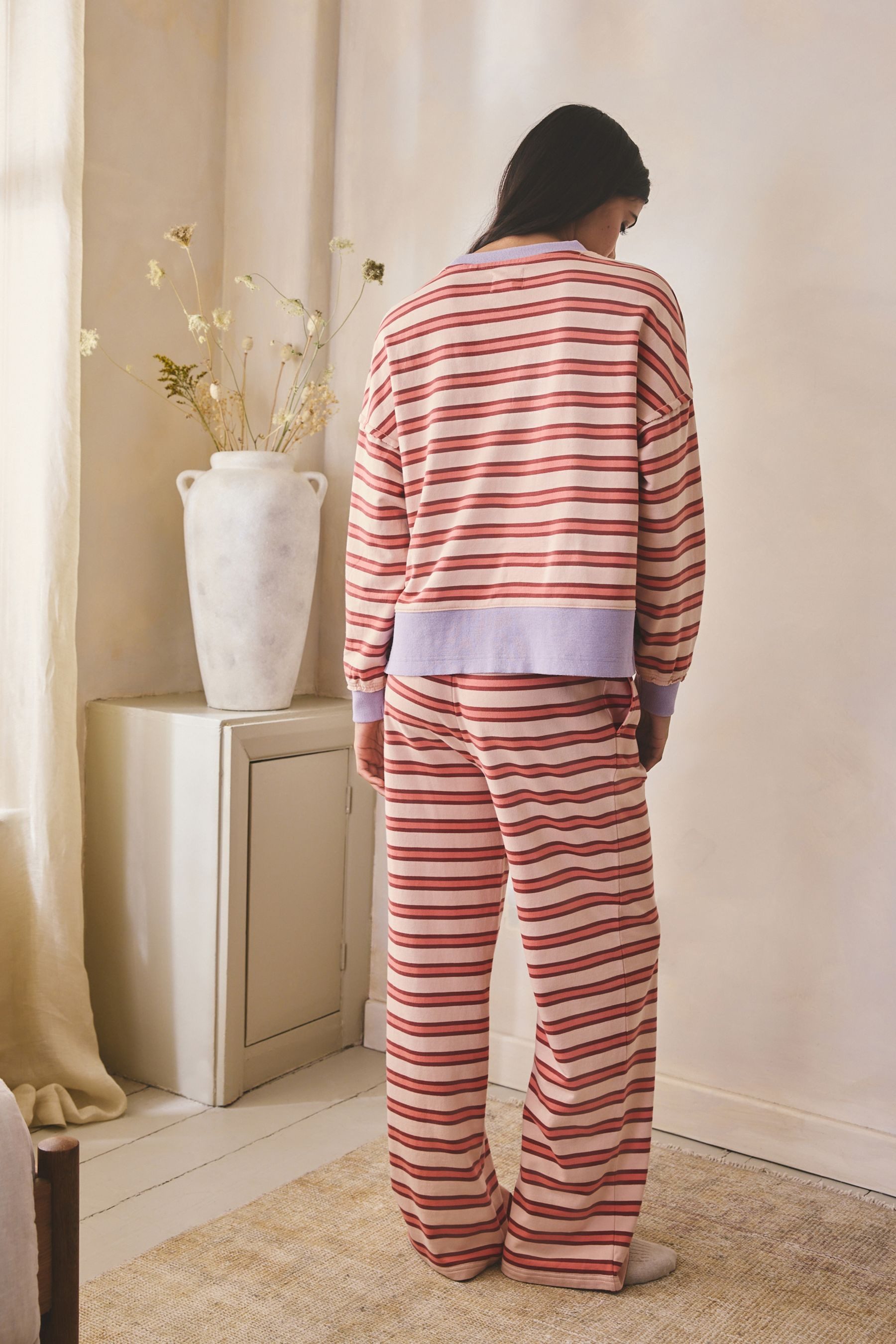 Next Jogginghose Sporthose mit weitem Bein (1-tlg) günstig online kaufen