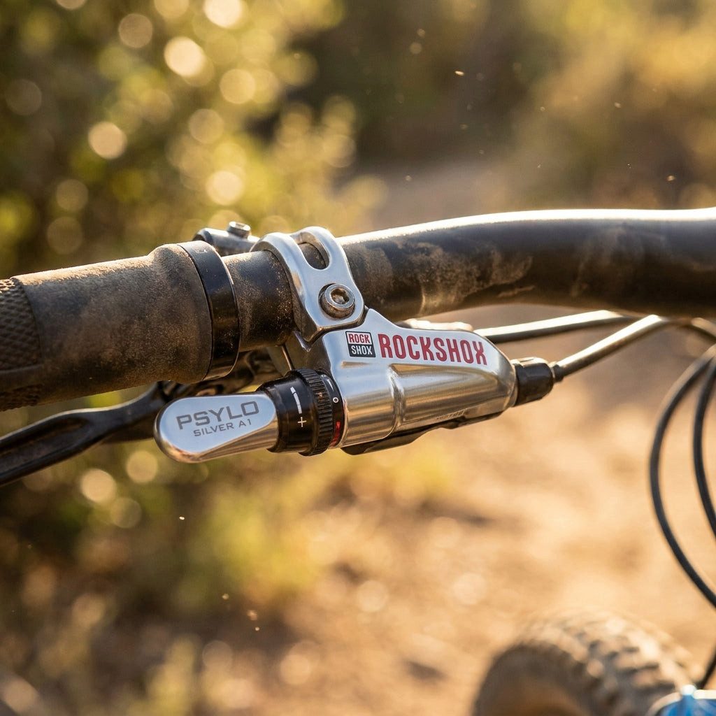 RockShox Federgabel Druckstufen-Dämpfer RockShox Remote Motion Control 120-160mm PSYLO SIL