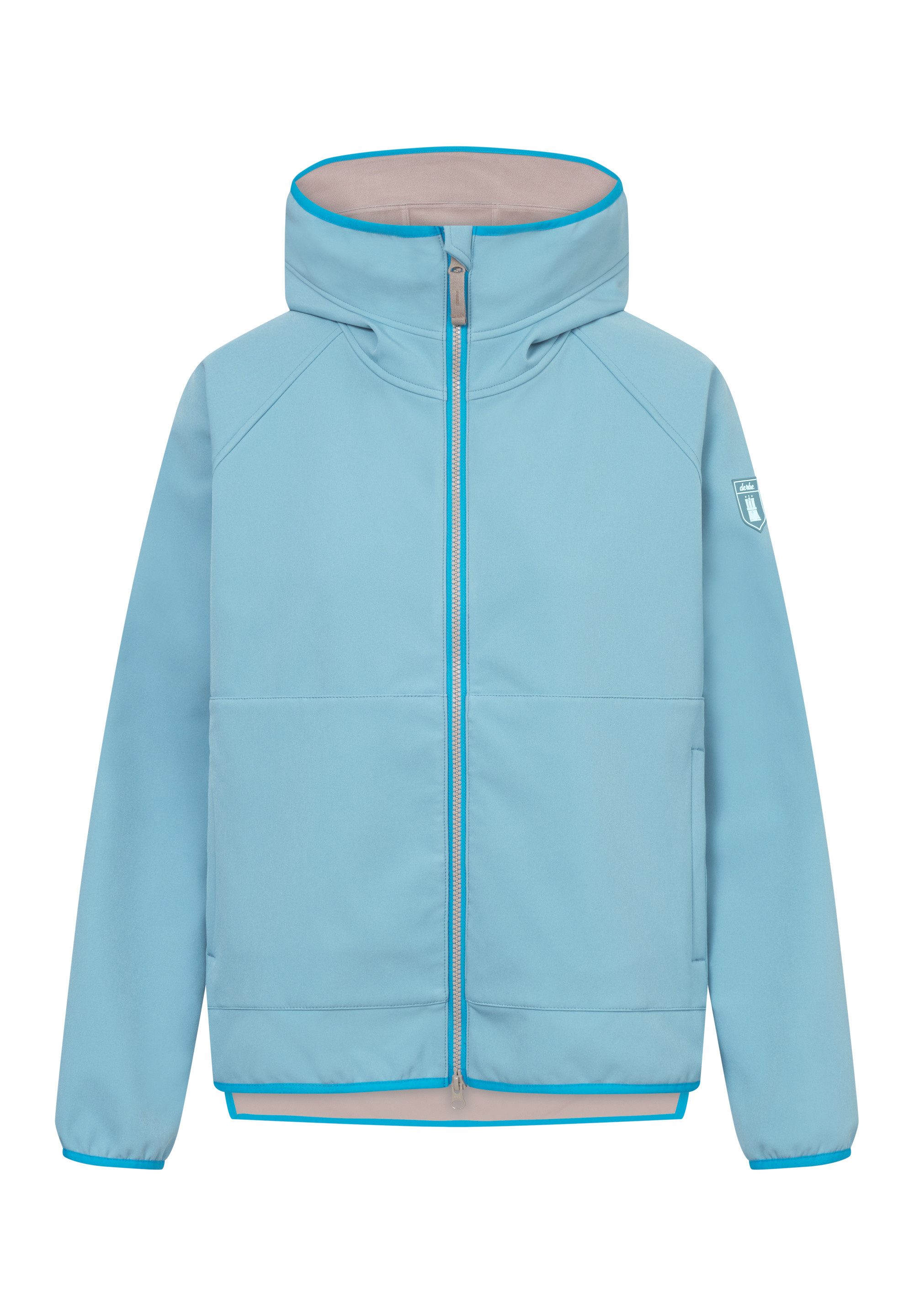 Derbe Softshelljacke Peutby wasserabweisend, winddicht, Kapuze günstig online kaufen