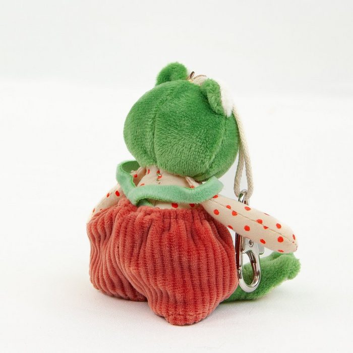 Bukowski Kuscheltier Schlüsselanhänger Frosch 12 cm Froschkönig mit roter Hose