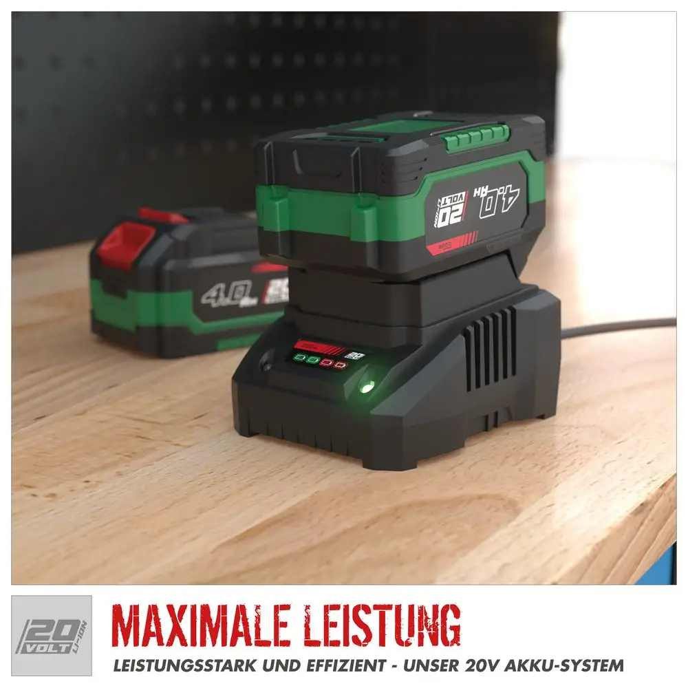 Güde Akkurasenmäher Akkupack AP 20-40.2 20 Volt, 4,0 Ah für Akku Rasenmäher 95850 – Bild 5 von 5