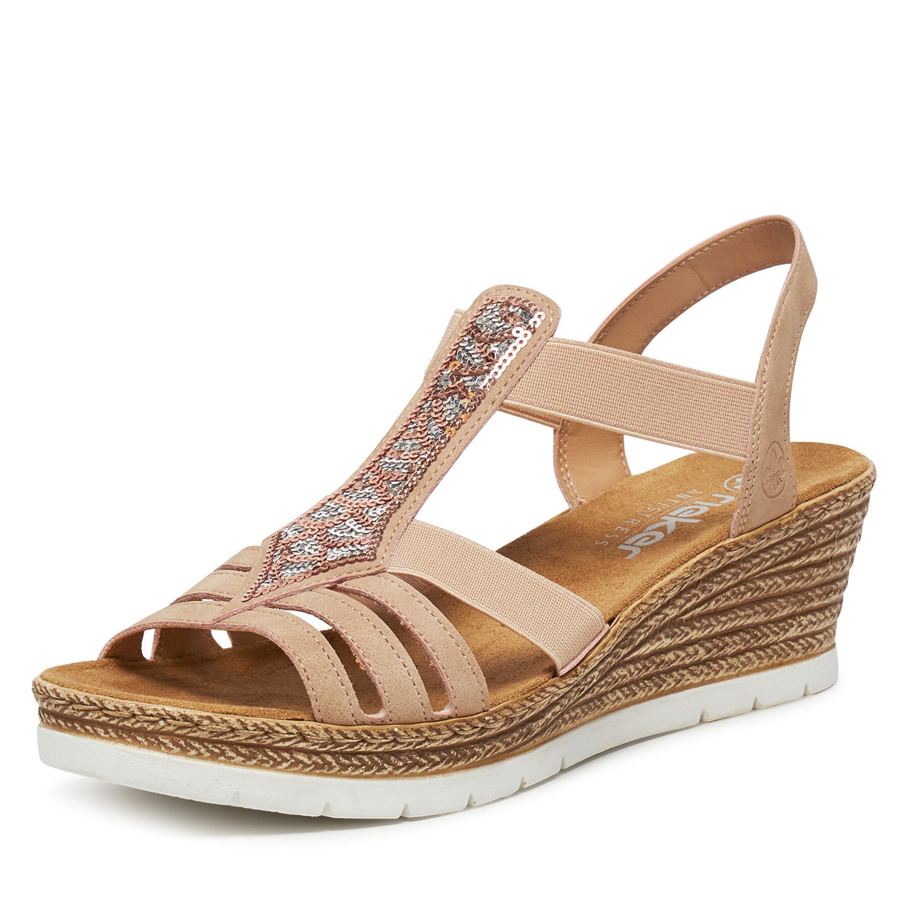 Rieker Rieker Damen-Sandalen Rosa 61913-31 Sandale