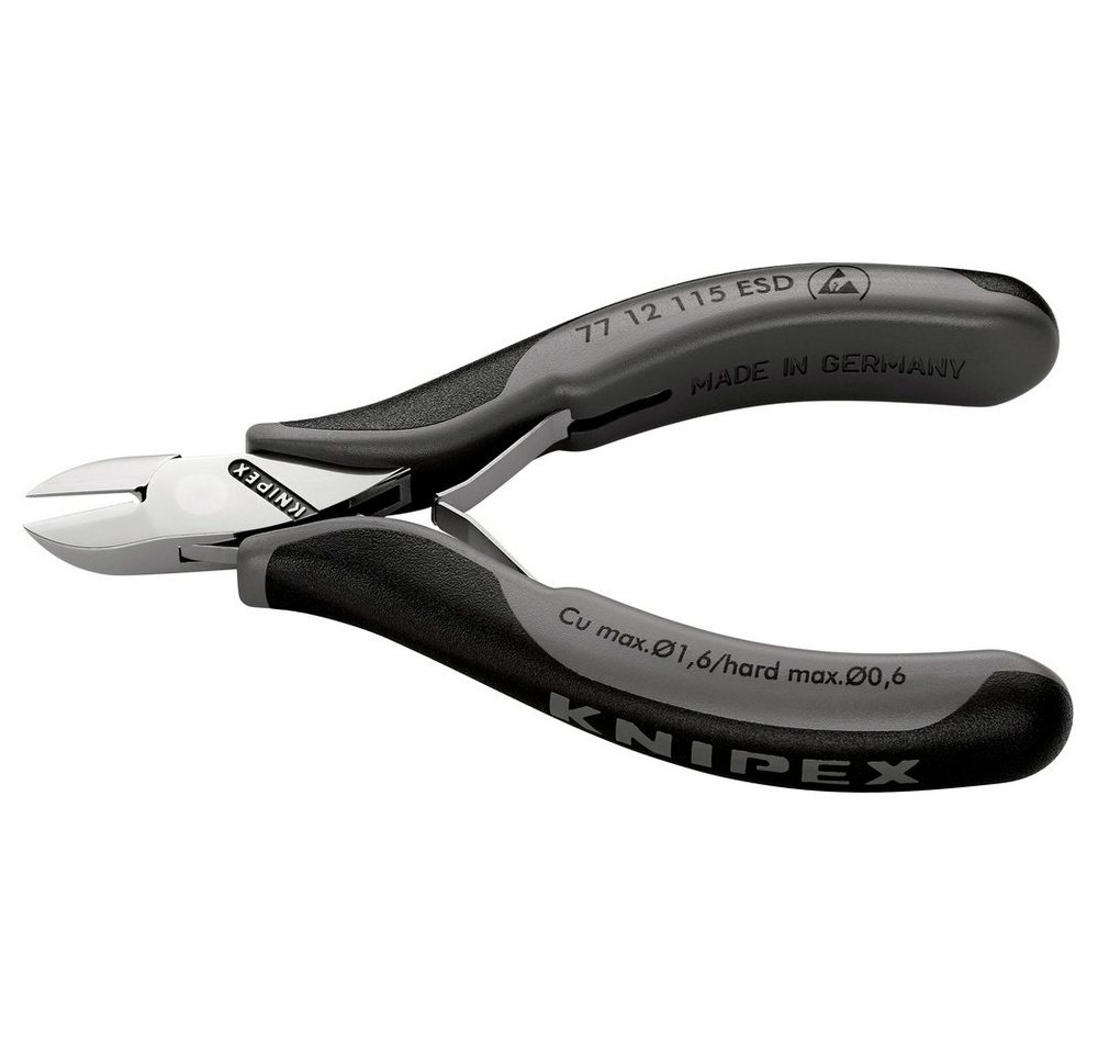 Thumbnail - Knipex Seitenschneider Knipex 77 12 115 ESD ESD Seitenschneider mit Facette 115 mm