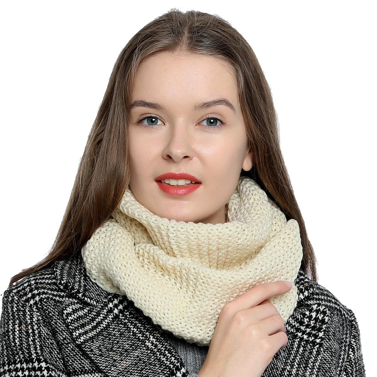 Schal Damen Winterschal Rundschal Schal, (1-St), Schlauchschal, warm und we günstig online kaufen