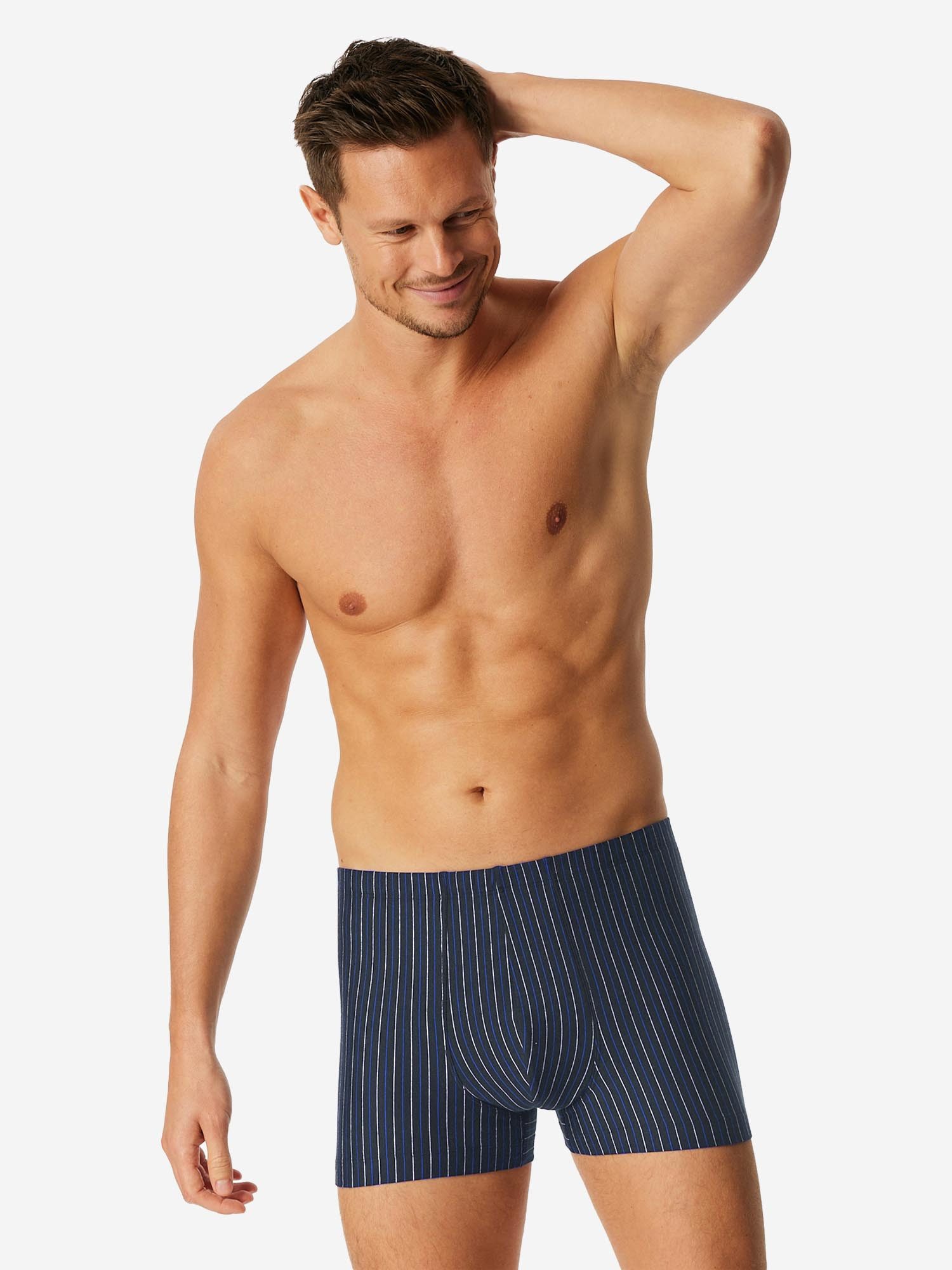 Schiesser Retro Boxer 9er Pack 95/5 Essentials (Spar-Set, 9-St) Retro Short / Pant - Baumwolle - ohne Eingriff - Atmungsaktiv