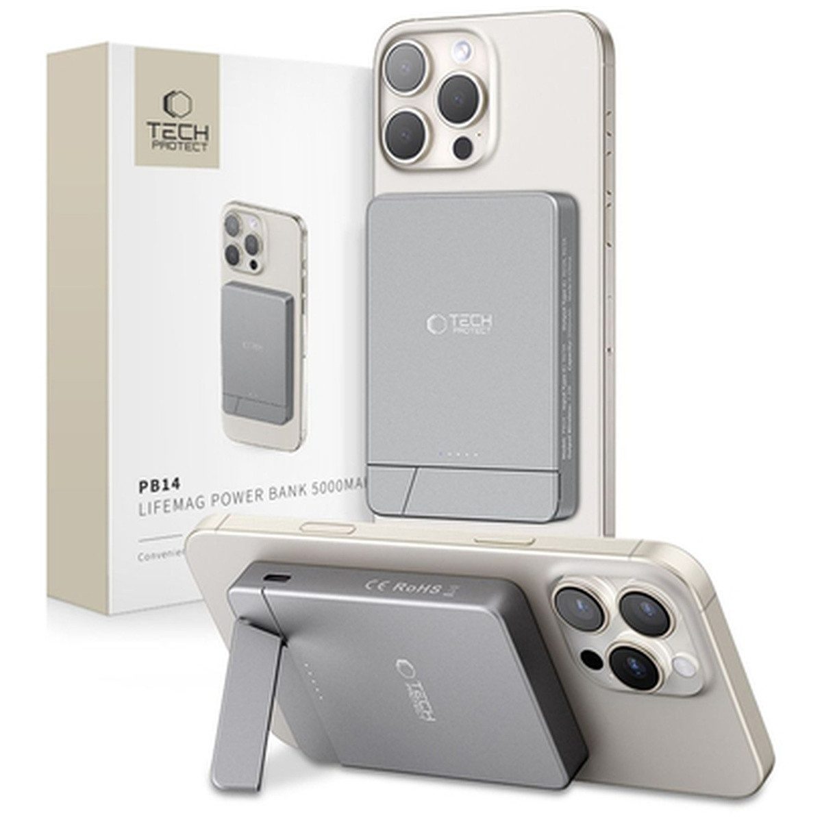TECH PROTECT Tech Protect PB14 LifeMag MagSafe 5000 mAh Powerbank Powerbank