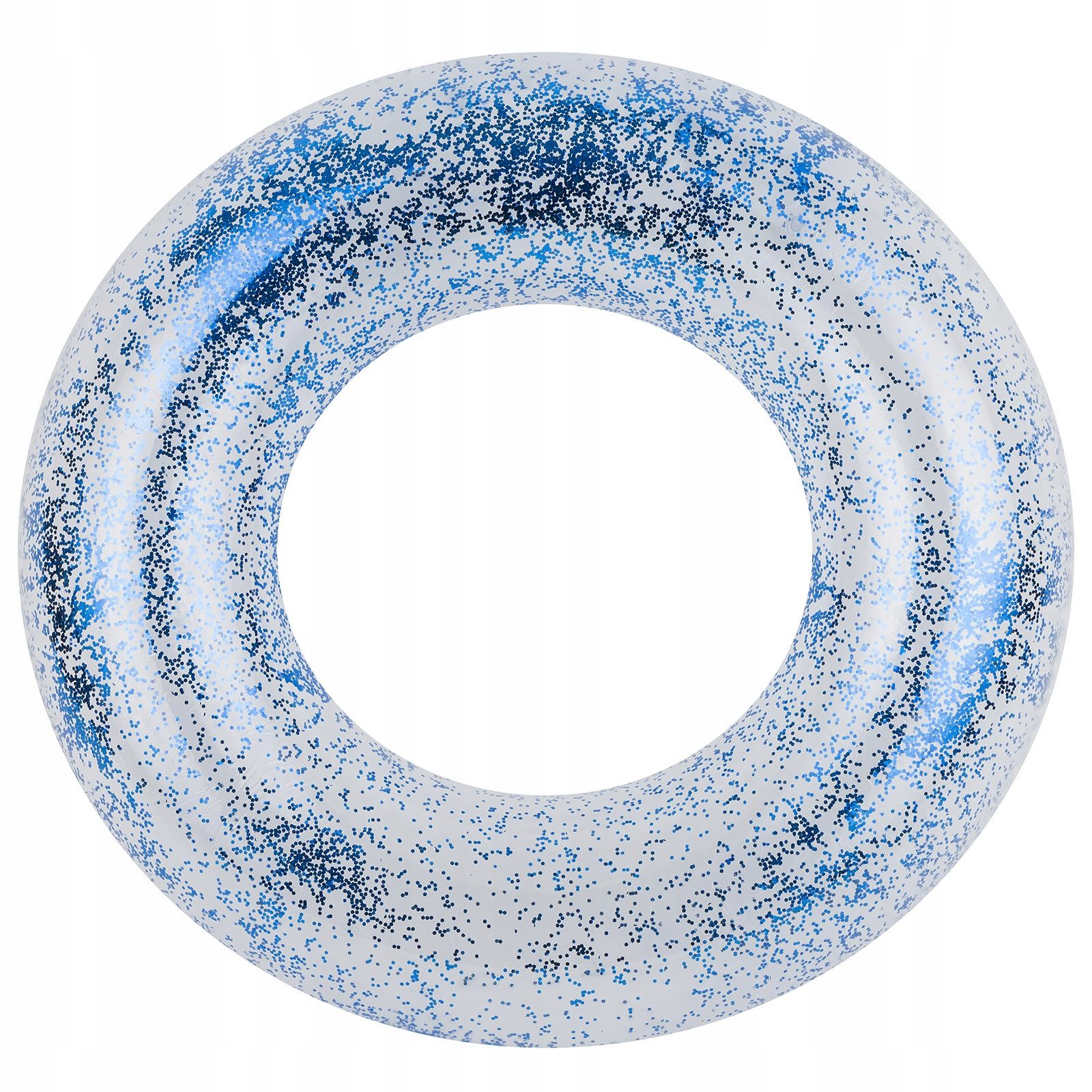 Festivalartikel Schwimmring Aufblasbarer Schwimmring Glitzer 75cm - Weiß