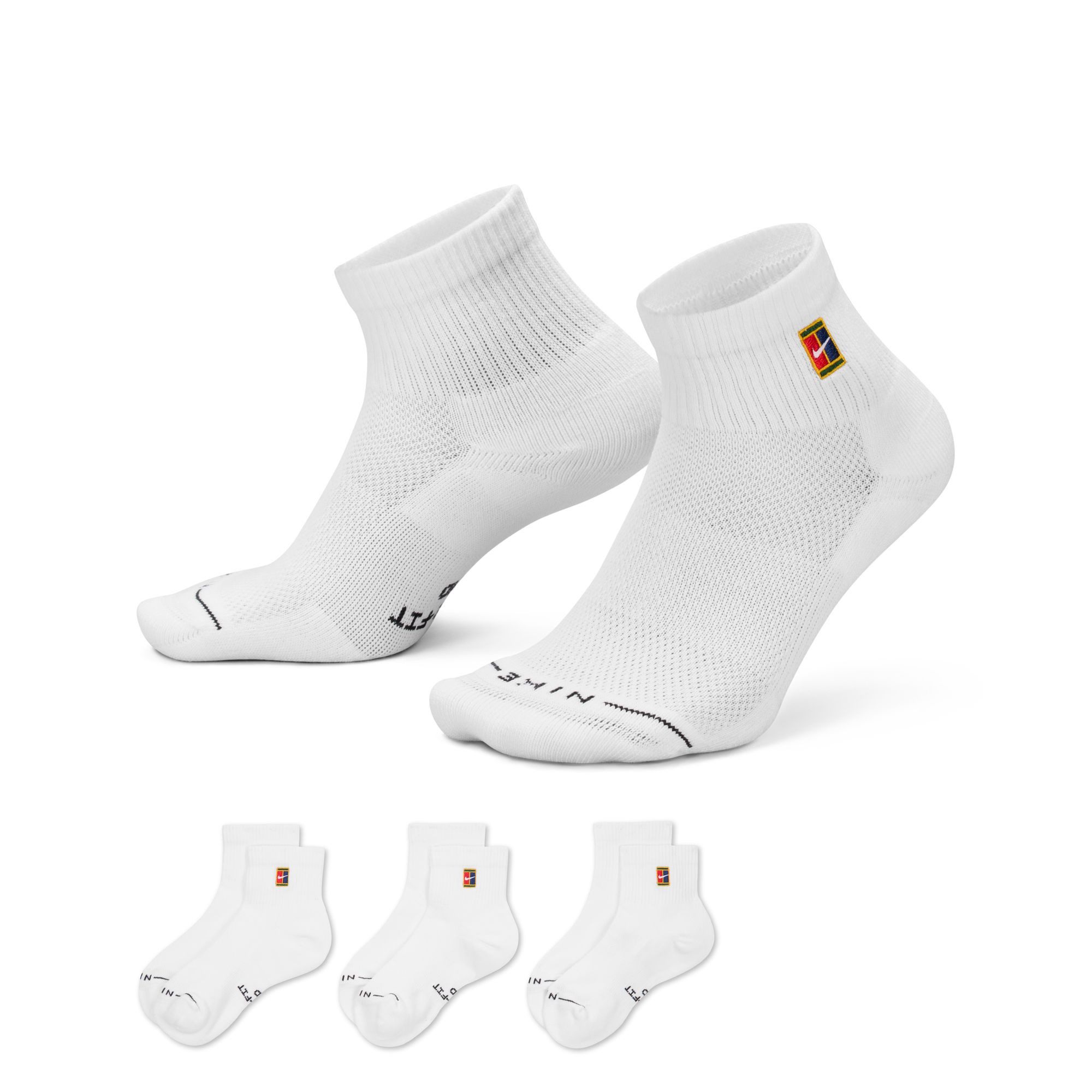 Nike Sportsocken U NK ED ELVD ANK 3P TENNIS 144 für Erwachsene