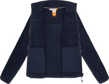 Ragwear Plüschjacke Alaris Kuschelige Fleecejacke mit Brusttasche