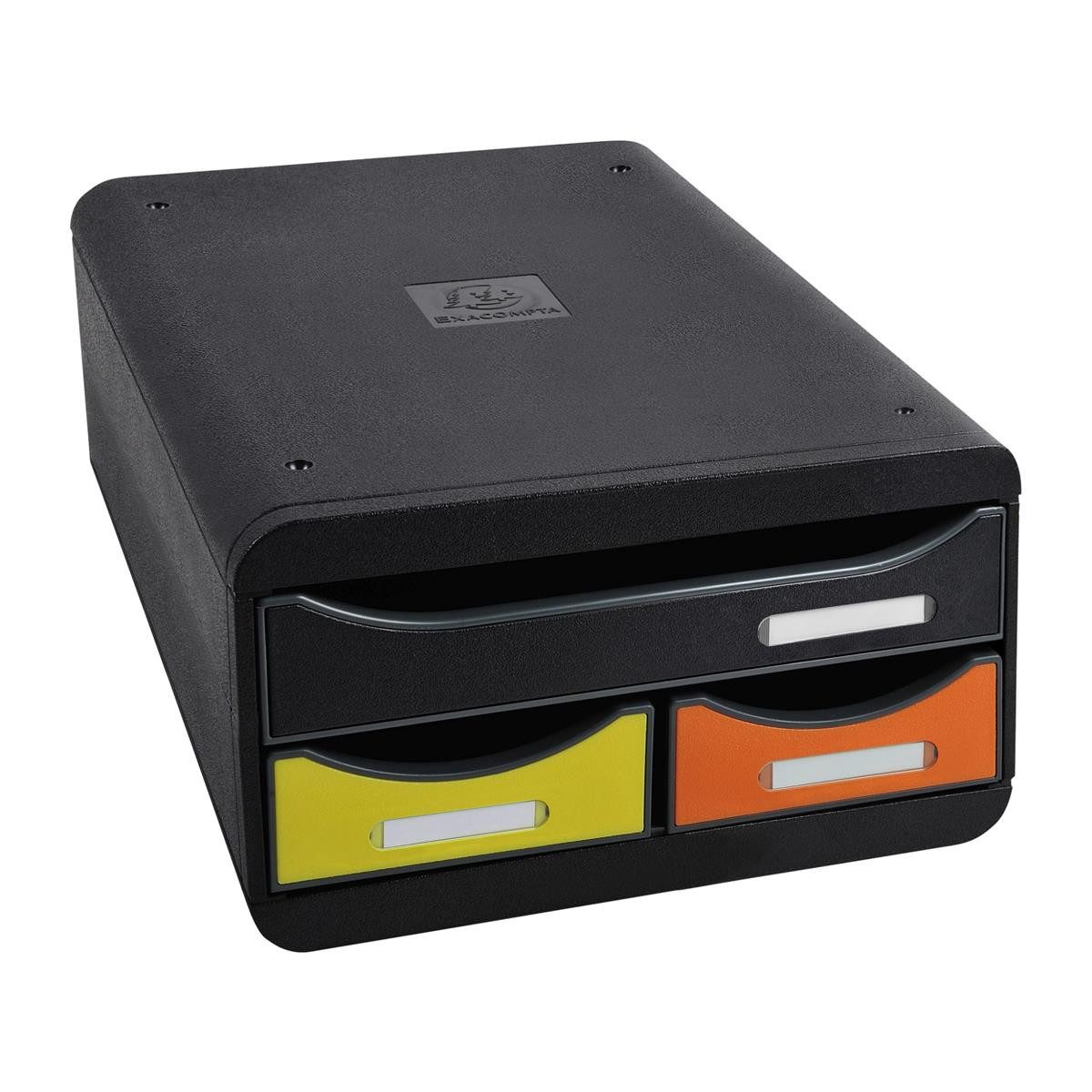 EXACOMPTA Schubladenbox Exacompta Schubladenbox SMALL-BOX Iderama 311798D 3Schübe regenbogen