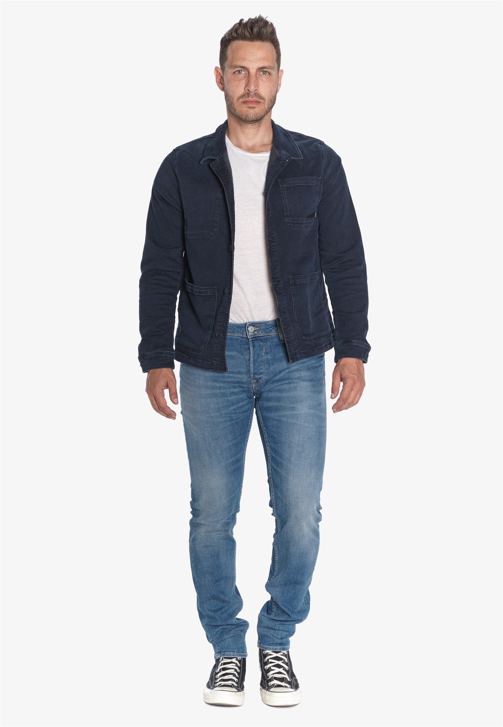 Le Temps Des Cerises Bequeme Jeans im lässigen Washed-Look
