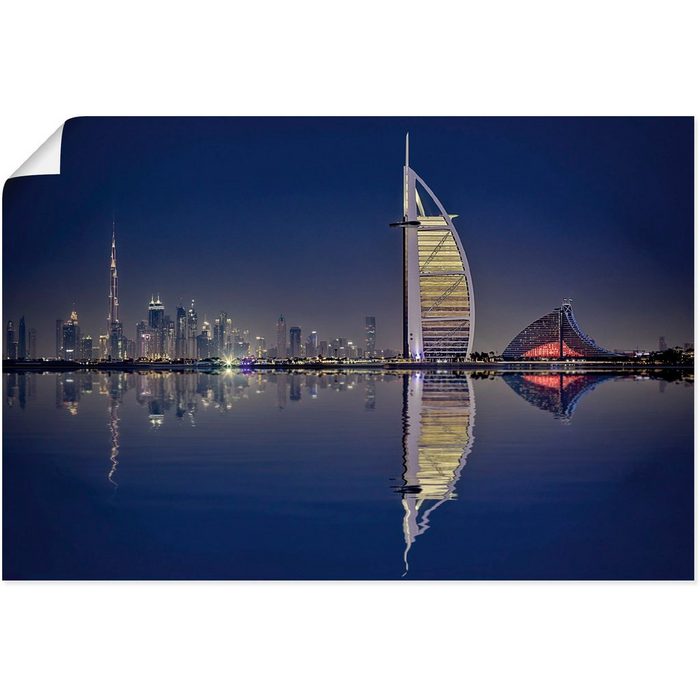 Artland Wandbild Dubai II Bilder von Asien (1 St) als Alubild Leinwandbild Wandaufkleber oder Poster in versch. Größen