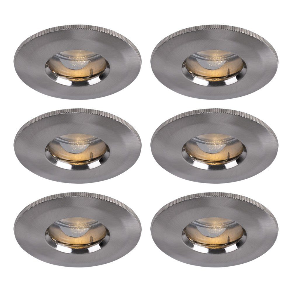 etc-shop LED LED Aluminium Leuchtmittel Einbauleuchte Einbaustrahler, Deckenstrahler inklusive, Warmweiß