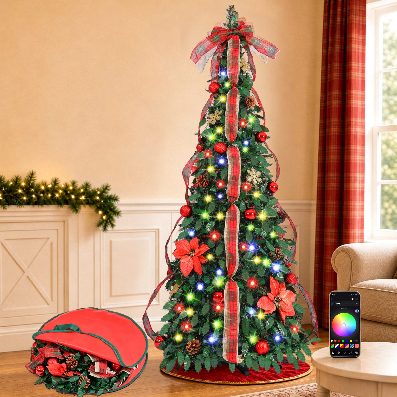 Faltbare künstliche Weihnachtsbäume online kaufen