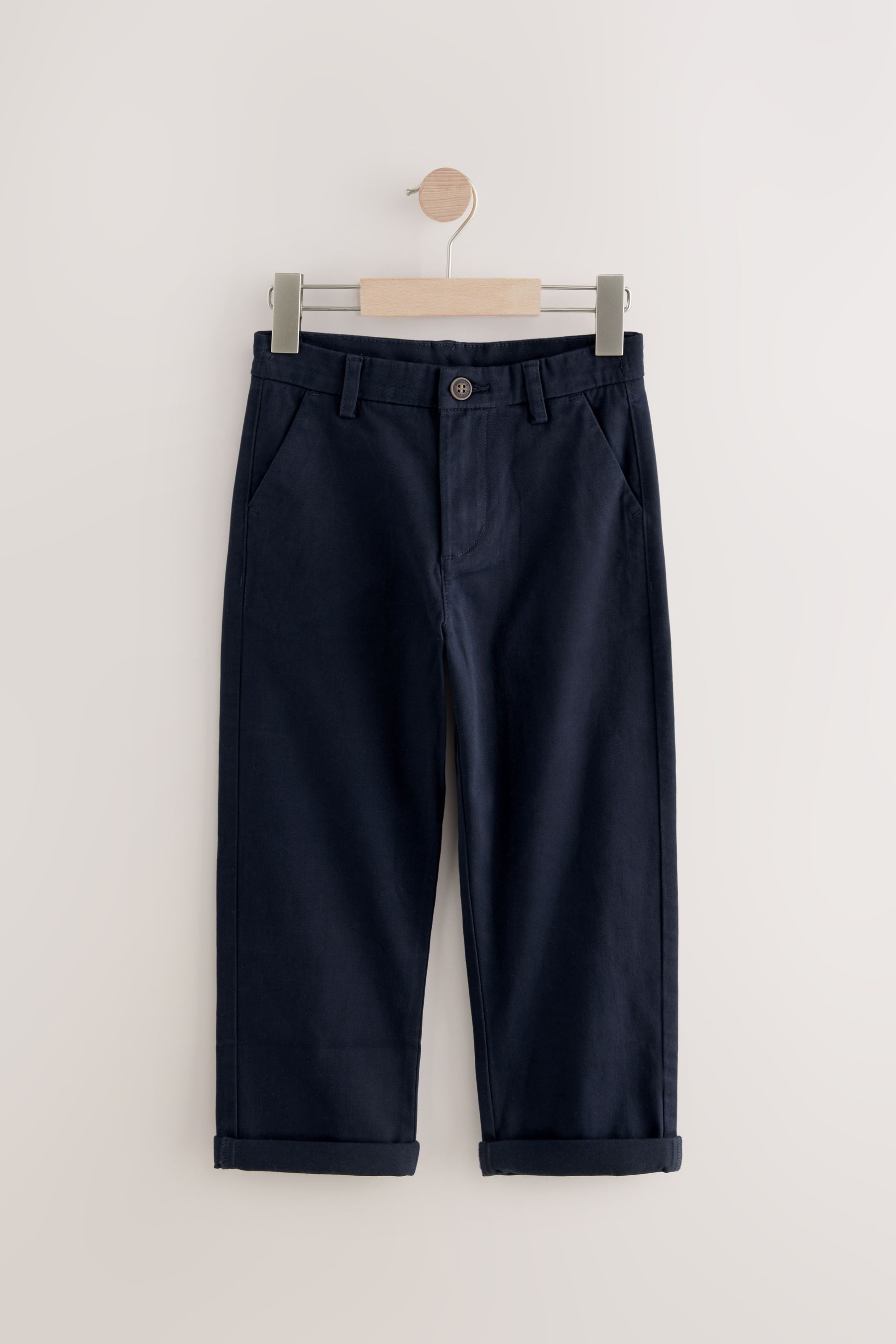 Next Chinohose Chinohose mit Stretch - Breite Passform (1-tlg)
