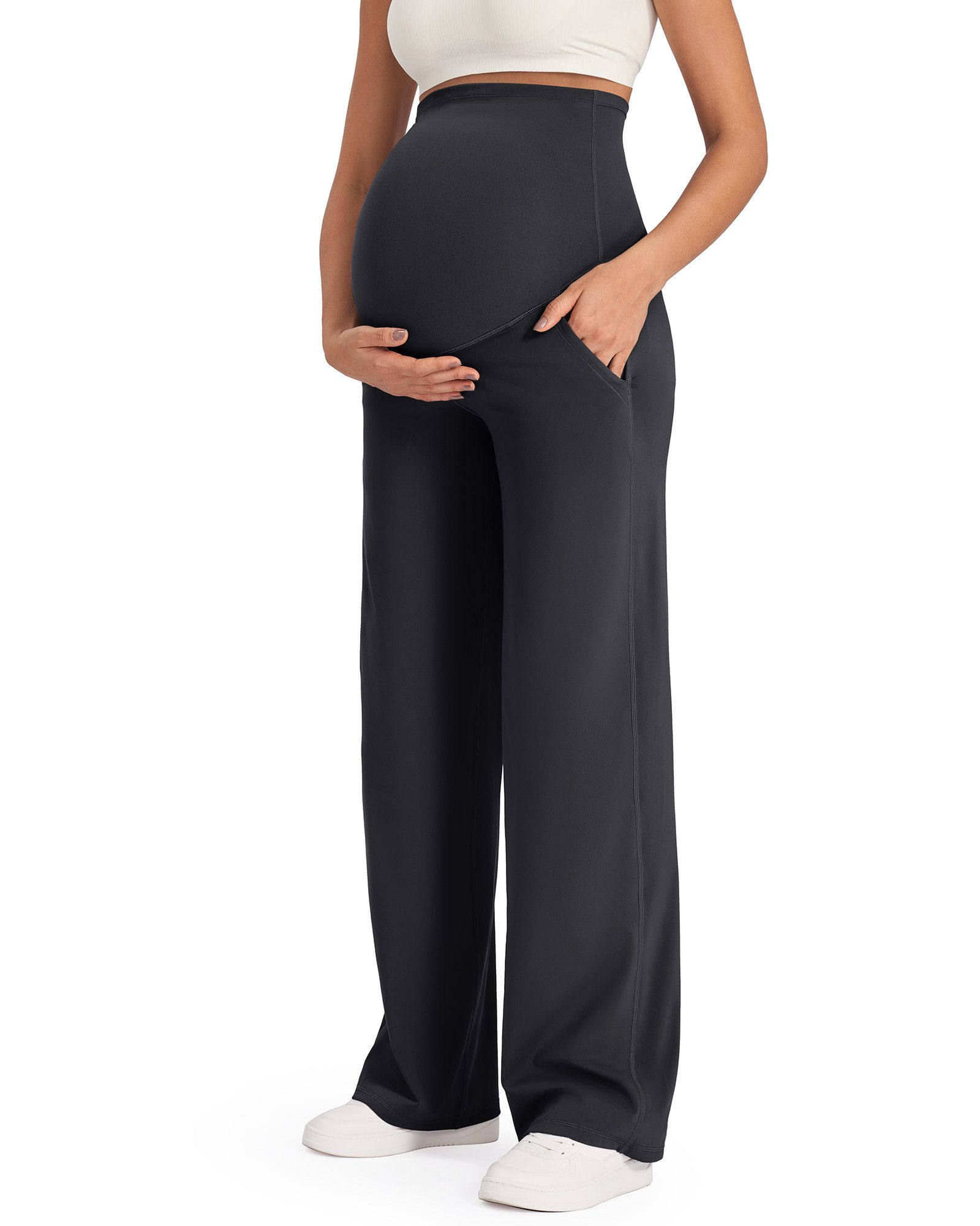G4Free Umstandshose Damen Umstandshose Jogginghosen Slim Fit Yogahose Arbei günstig online kaufen