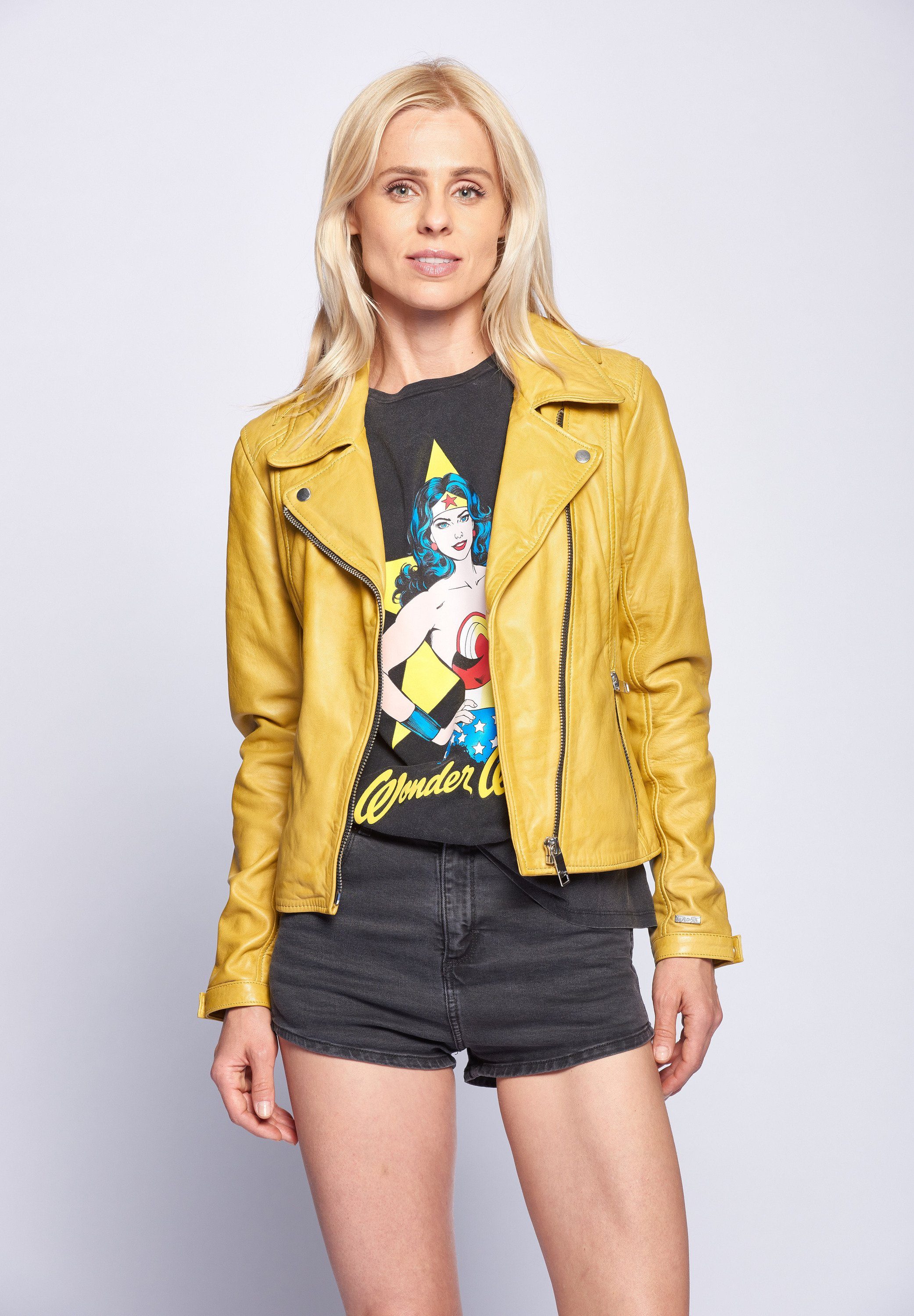 Maze Lederjacke 173Indiana yellow