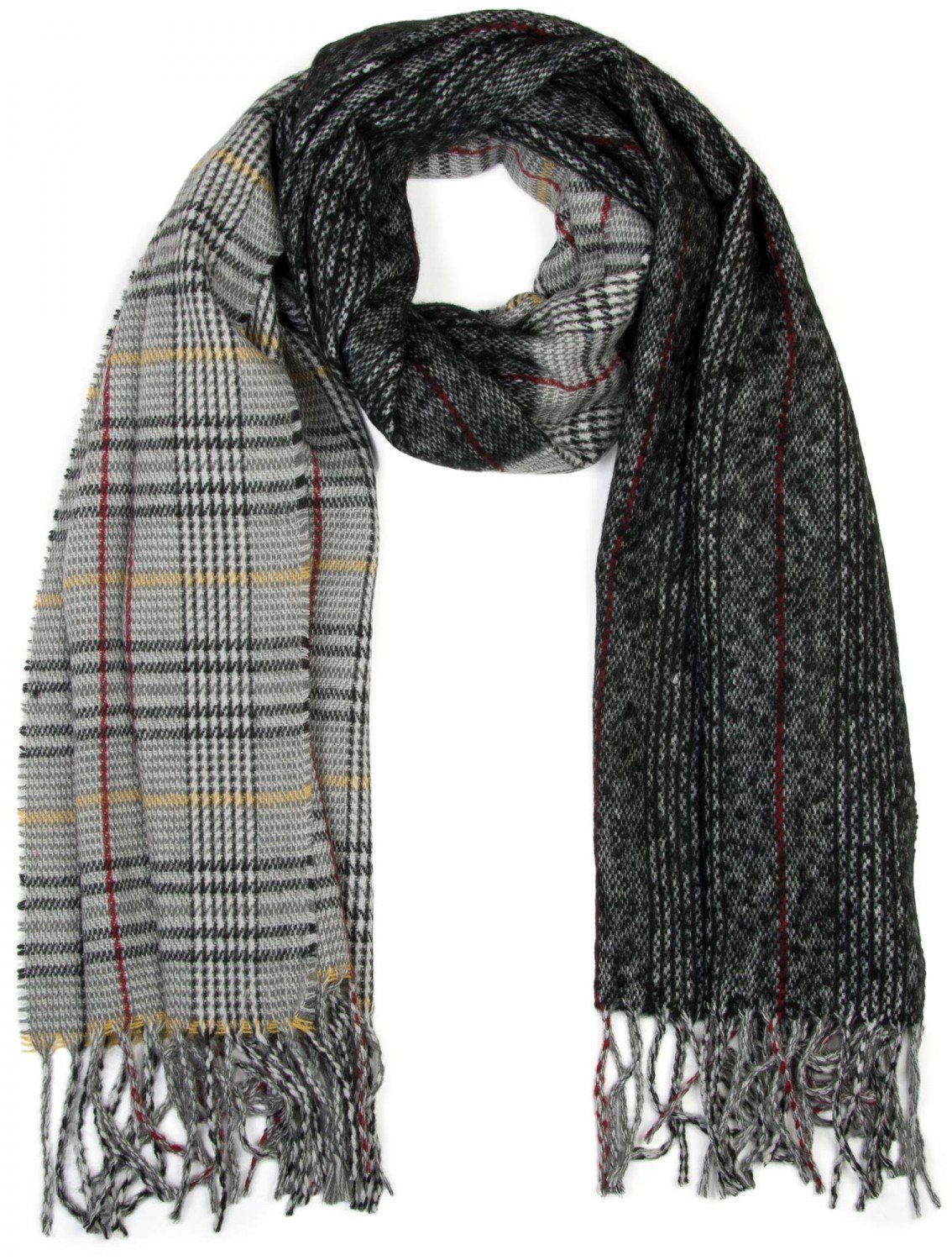 styleBREAKER Strickschal Breiter XXL Schal mit günstig online kaufen
