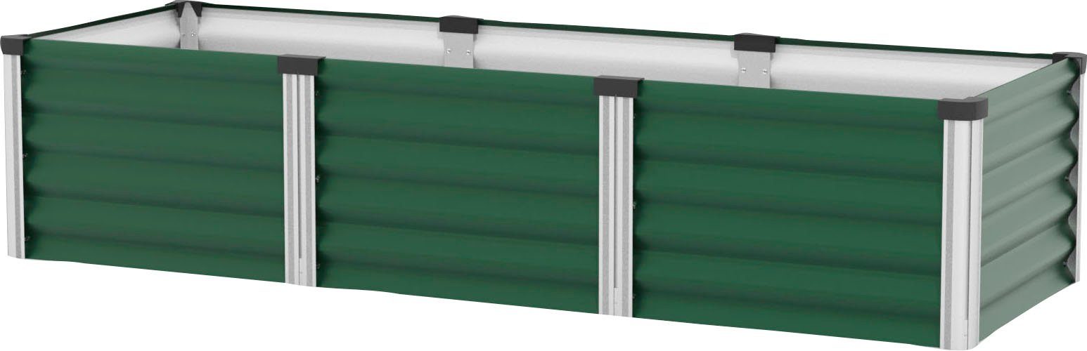 Vitavia Hochbeet Meta In&Out 401 S, BxTxH: 65x185x40 cm, seegras/ alu