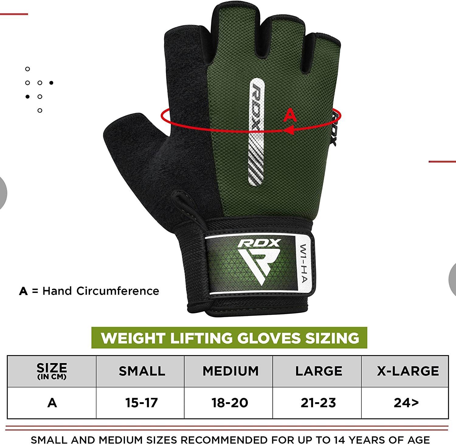 RDX Trainingshandschuhe RDX Fitness Handschuhe Frauen Männer Anti-Rutsch Workout Handschuhe
