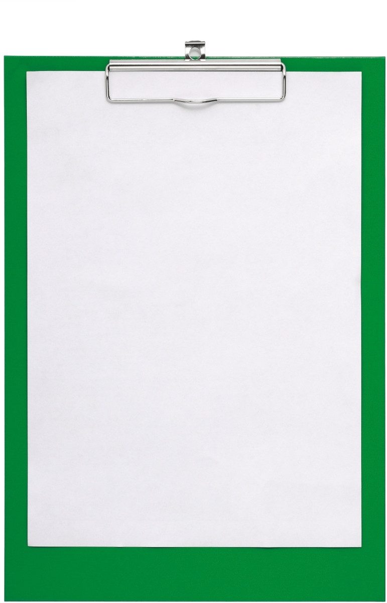 Schreibmappe Klemmbrett A4 Color grün.