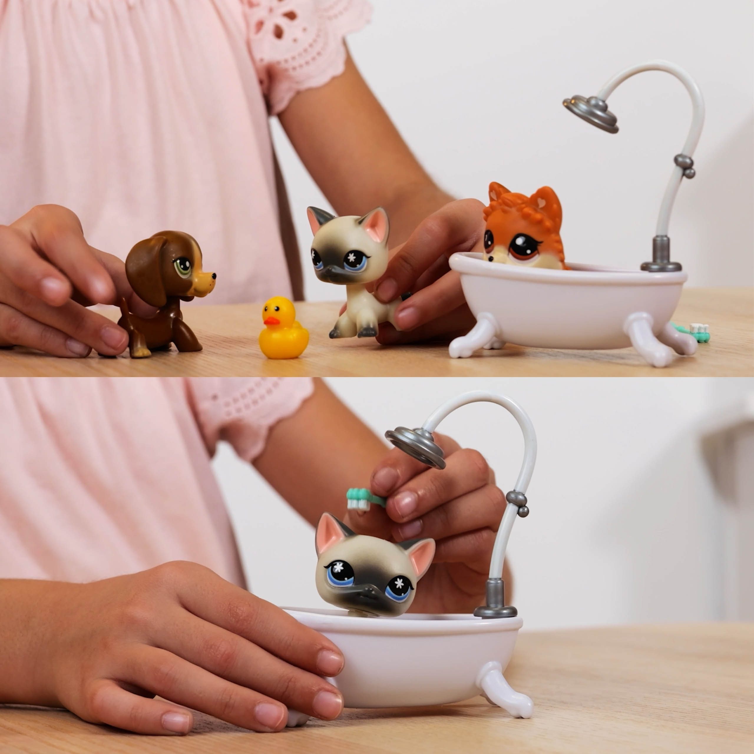Sarcia.eu Spielfigur Littlest Pet Shop Set Tierfiguren #172-174 mit Zubehör Sammler 4+ – Bild 4 von 5