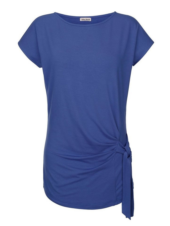 Alba Moda Strandshirt mit Knotendetail Alba Moda Strandshirt mit Knotendetail