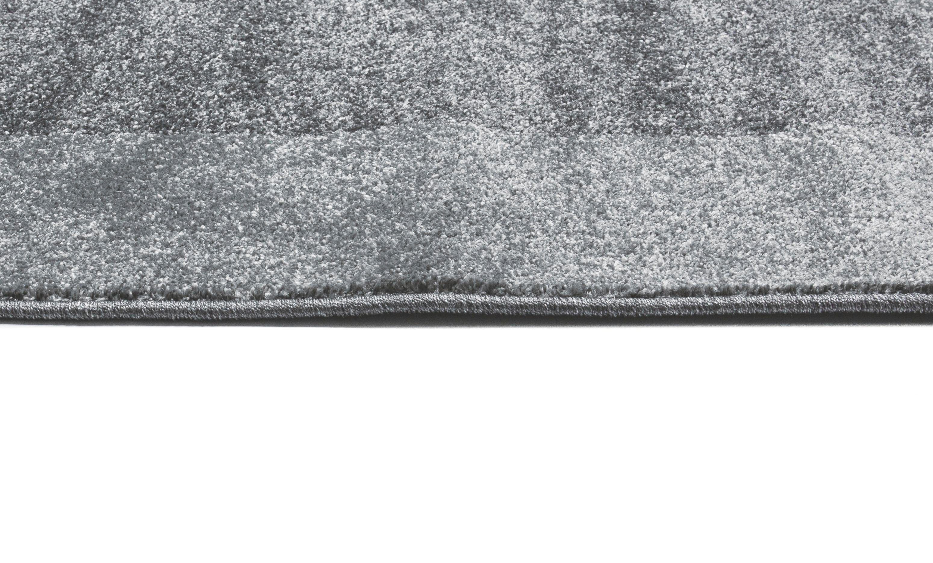 Teppich Sant Höhe: Design, rechteckig, Bordüre Andiamo, mit Kurzflor, mm, Jordi, modernes 7 grau