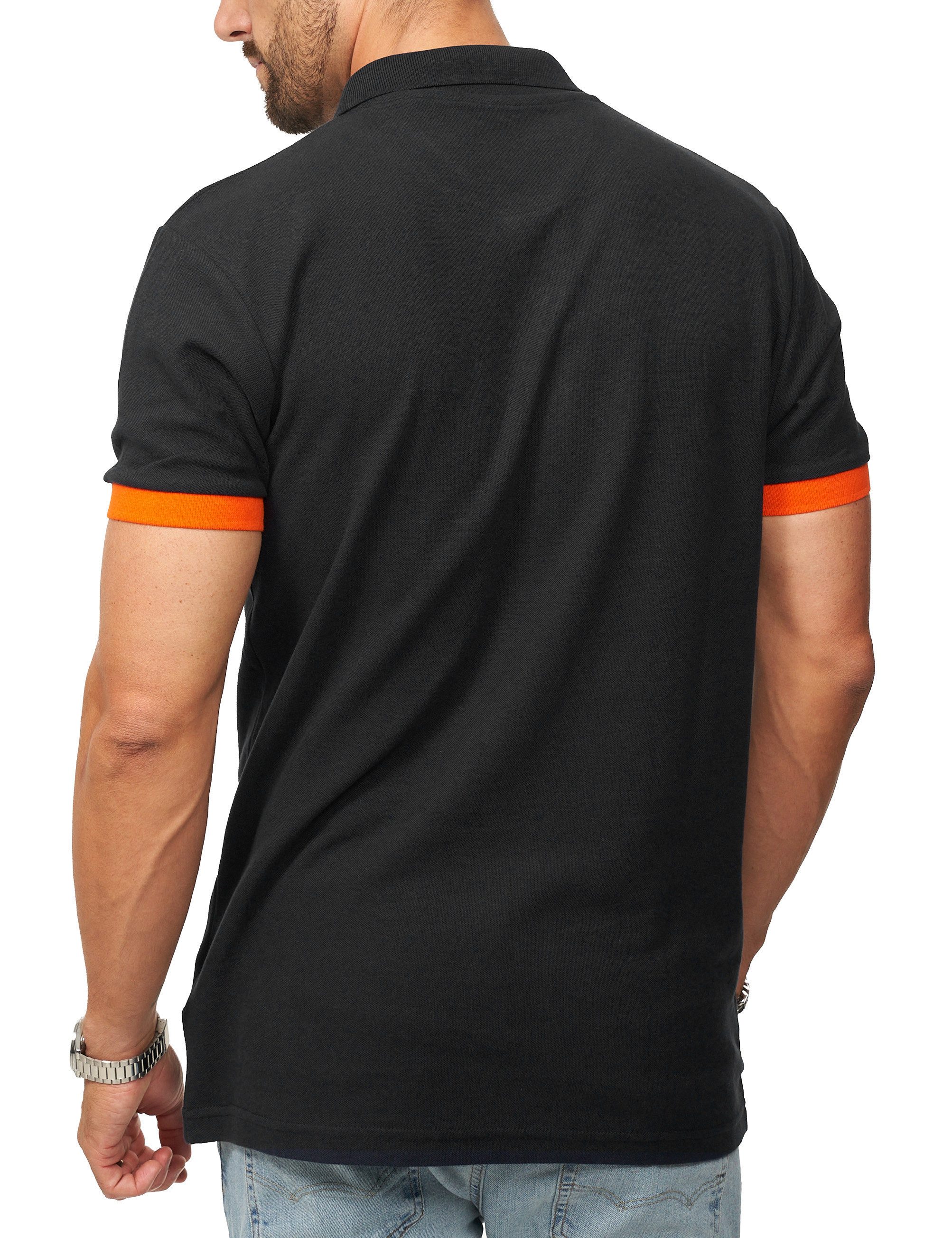 DAILY COTTON Poloshirt in Kurzarm als Freizeit Polo T-Shirt - Polo-Hemd für Herren (1-tlg) Männer Polohemd im Regular-Fit in Piqué-Qualität