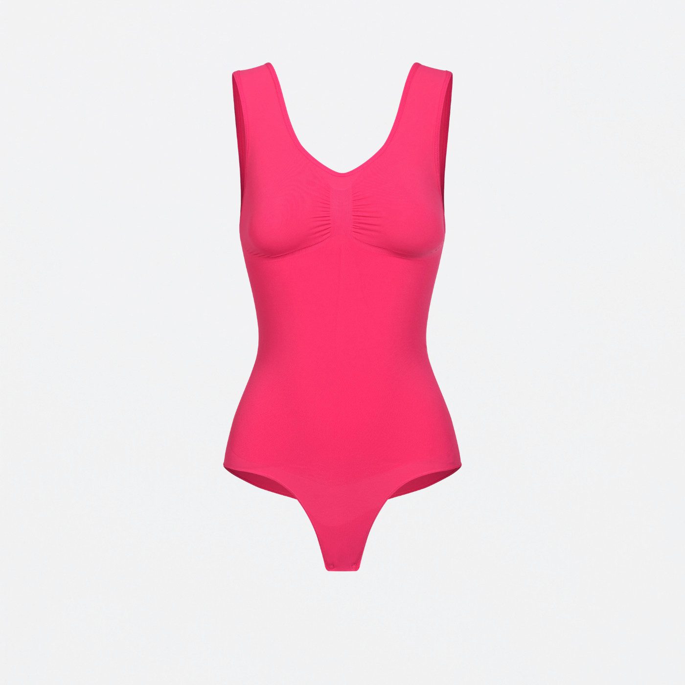 Creamy Fabrics Miederbody Tank Bodysuit Sculpting Shapewear mit String-Neon günstig online kaufen