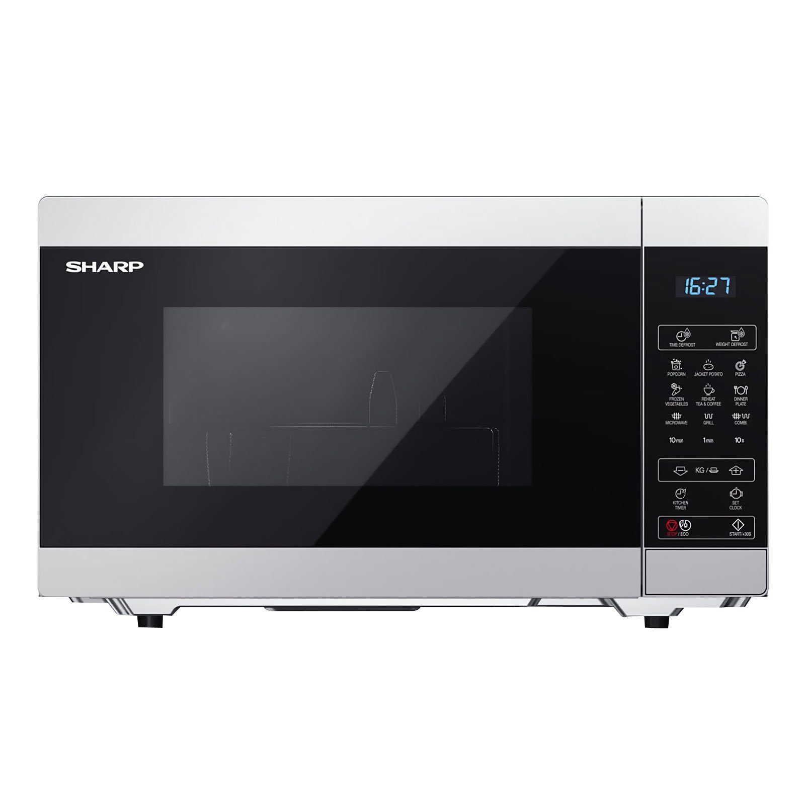 Sharp Mikrowelle YC-MG51E-S Mikrowelle mit Grill