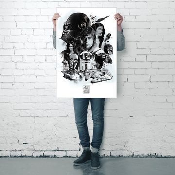 PYRAMID Poster Star Wars 40th Anniversary Poster Montage 61 x 91,5 cm