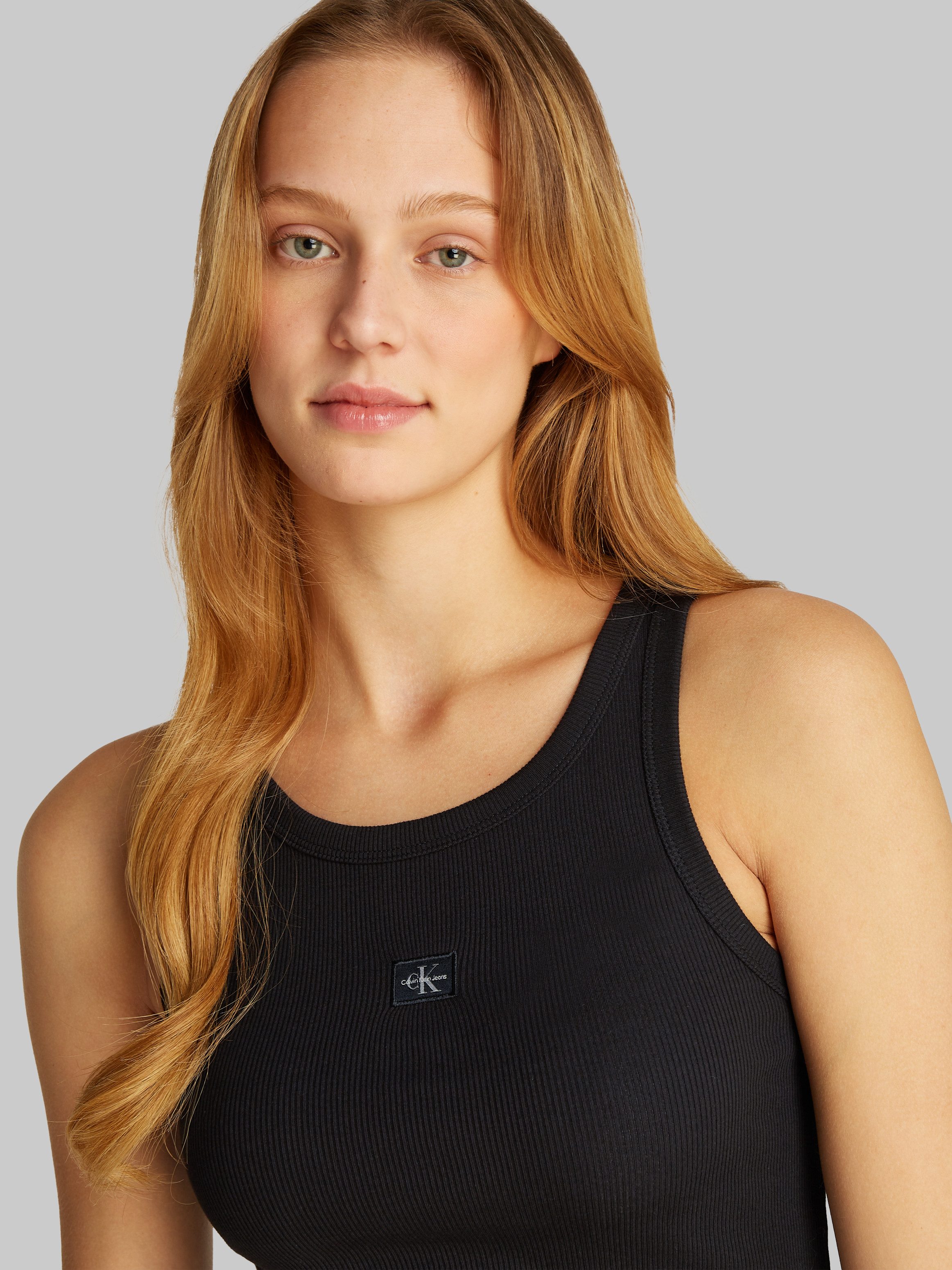 Calvin Klein Jeans Tanktop WOVEN LABEL günstig online kaufen