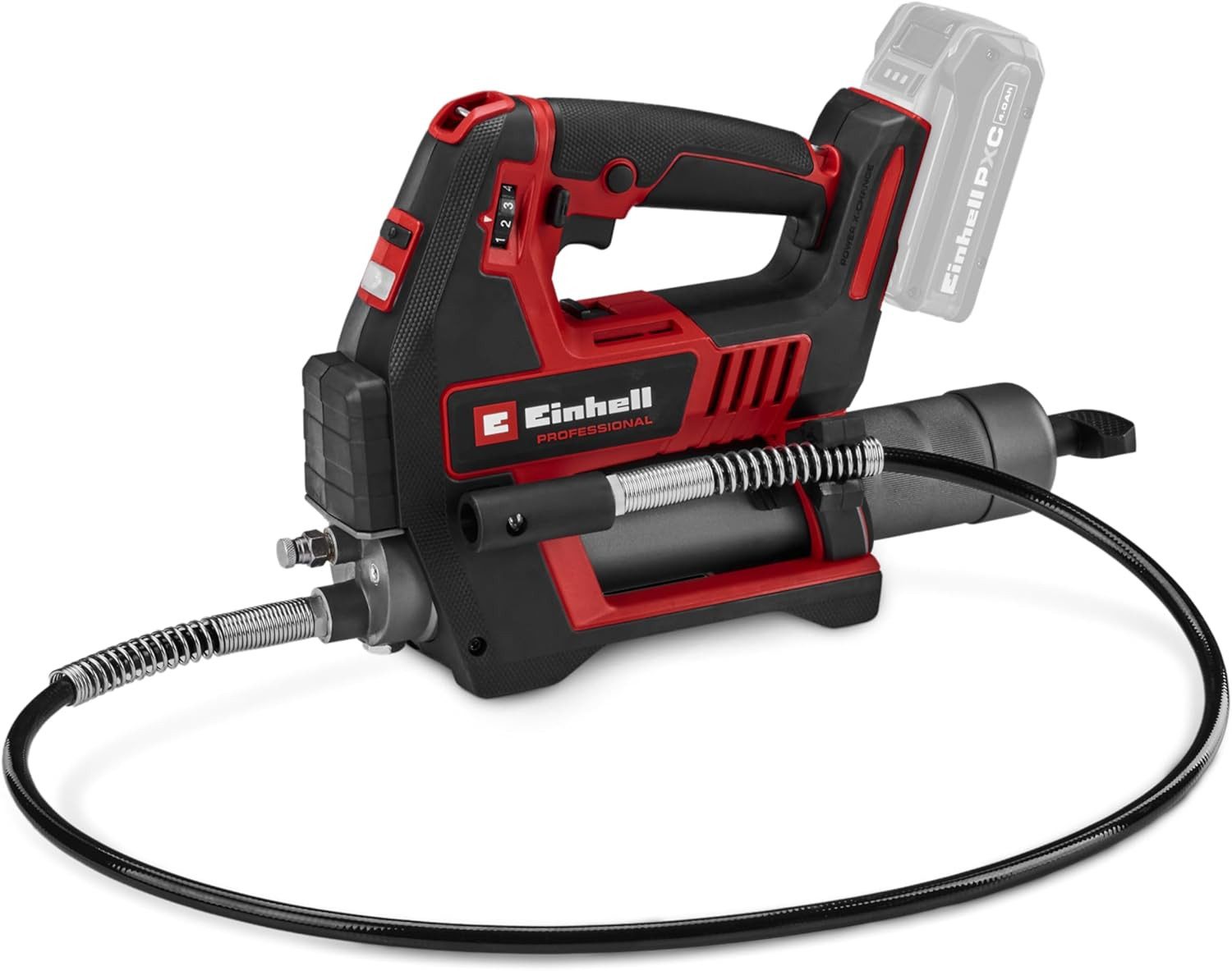 Einhell Akku-Kartuschenpistole Professional Akku-Fettpresse TP-GR 18/690 Li -18V, 690 bar/10000 PSI