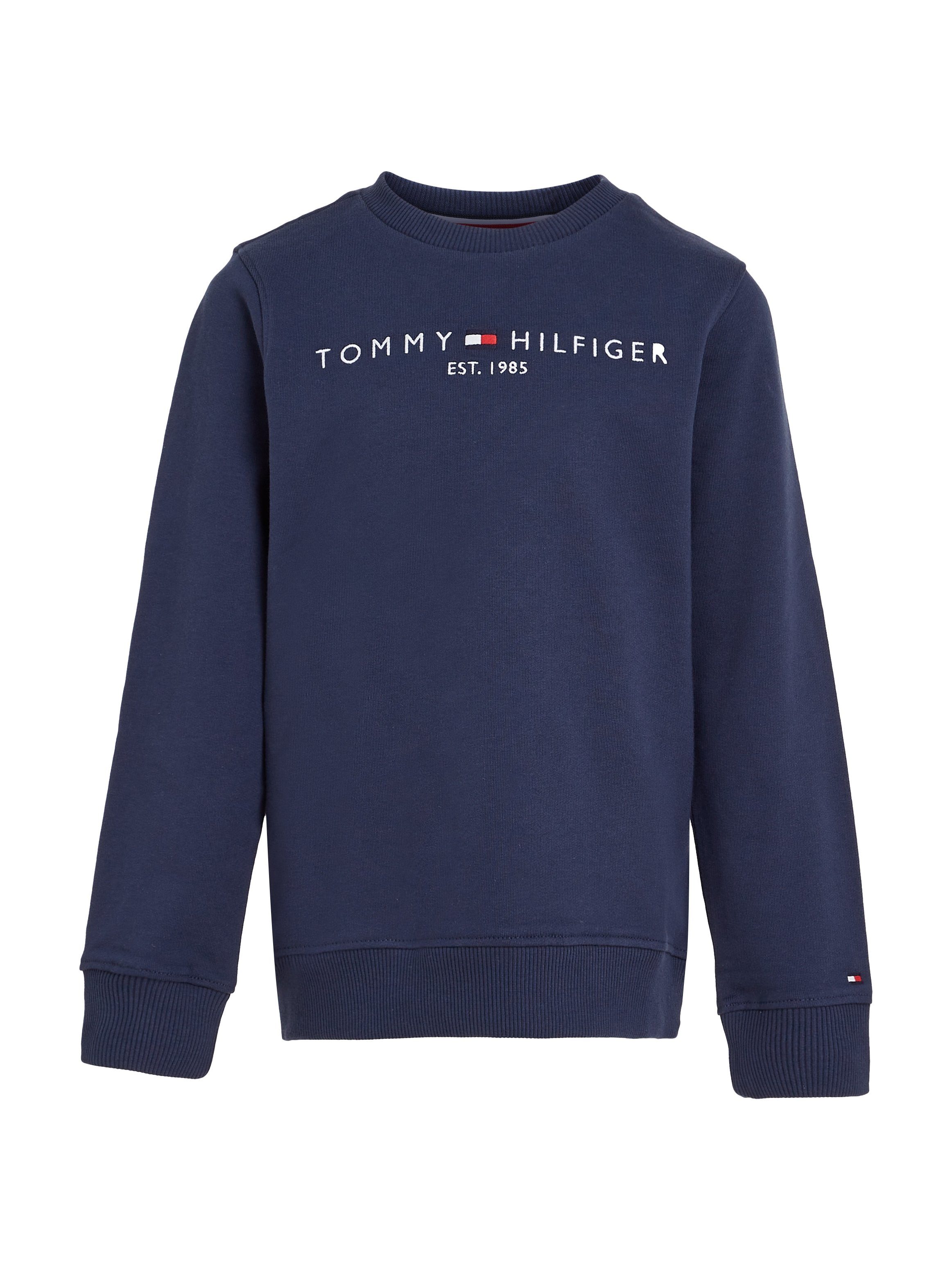 Tommy Hilfiger Sweatshirt ESSENTIAL SWEATSHIRT mit Tommy Hilfger Logo-Schriftzug