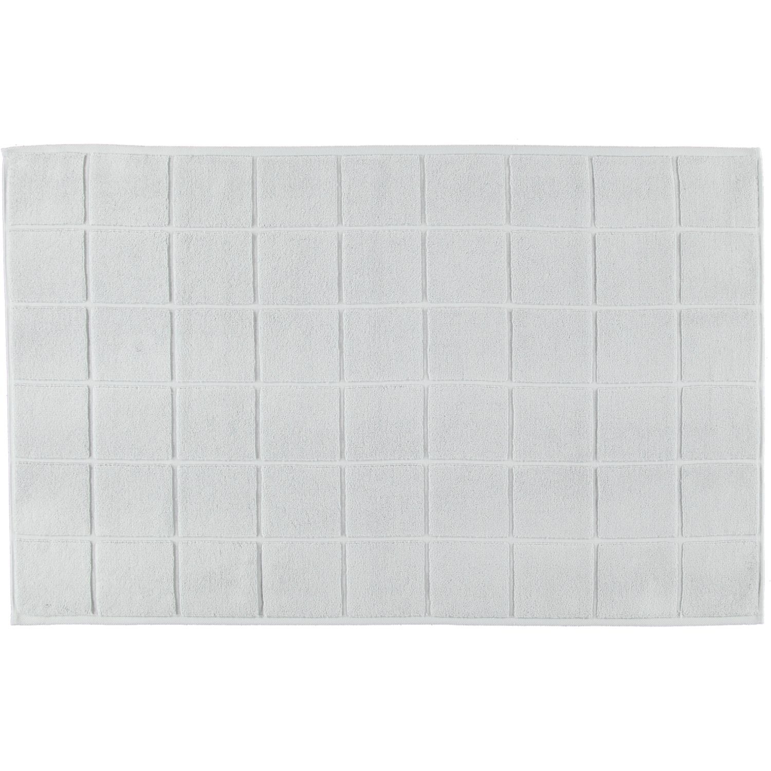 ROSS Duschmatte Karofond 4015 Zwirn-Frottier, 100% Baumwolle