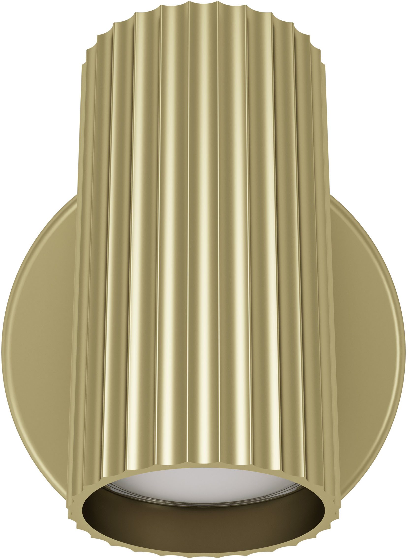 EGLO Wandleuchte PORTILLO Wandlampe - Alu, Stahl - GU10 - 1X5W - IP20, Ein-/Ausschalter, ohne Leuchtmittel, Wandstrahler, Wandspot, Wohnzimmer, Flur, L10,5 x H11 x AL12,5 cm