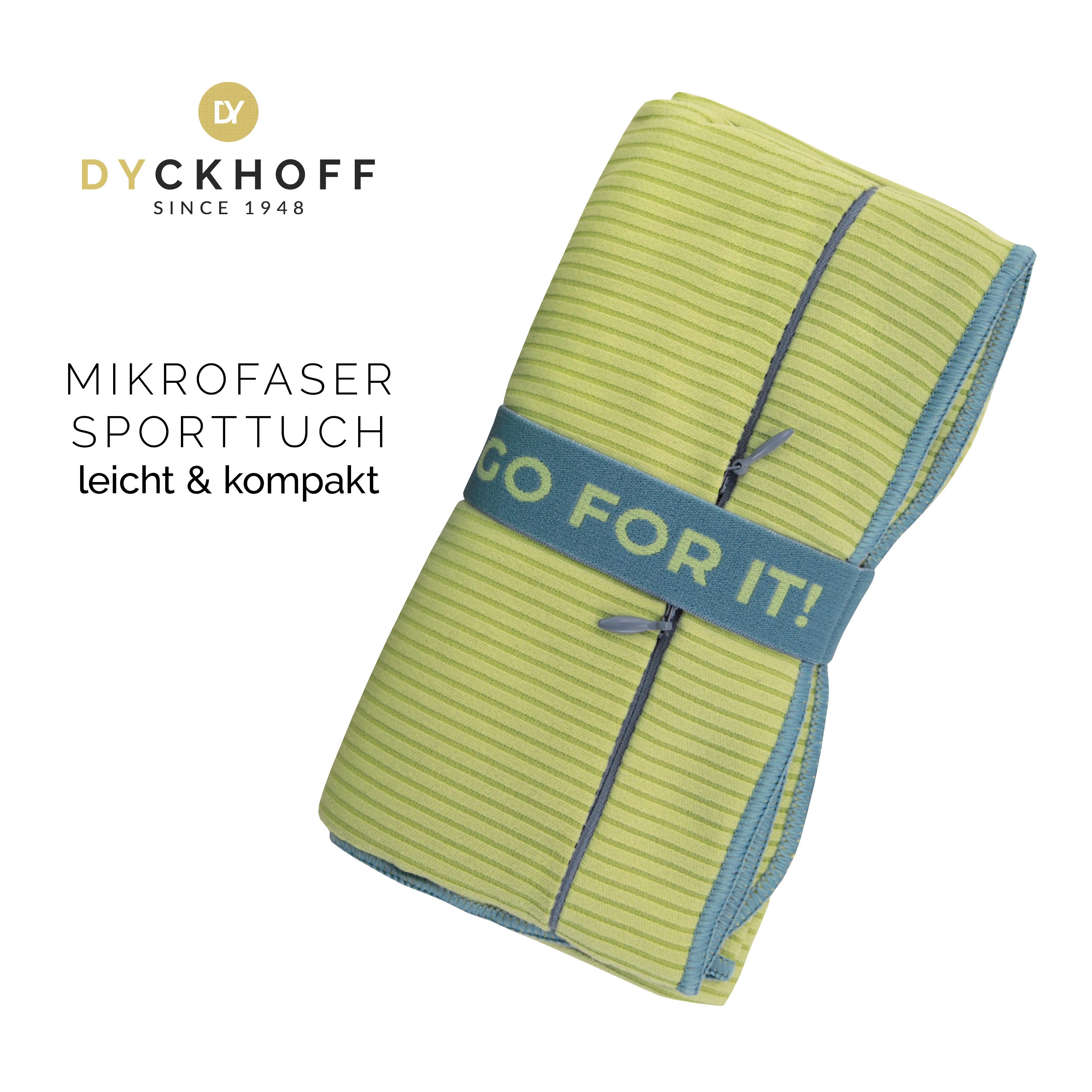 Dyckhoff Handtuch Mikrofaser Sporttuch Struktur, Microfaser (1-St), Mit Überstülpkapuze, Schnelltrocknend, Leicht, Reißverschlusstasche – Bild 2 von 5