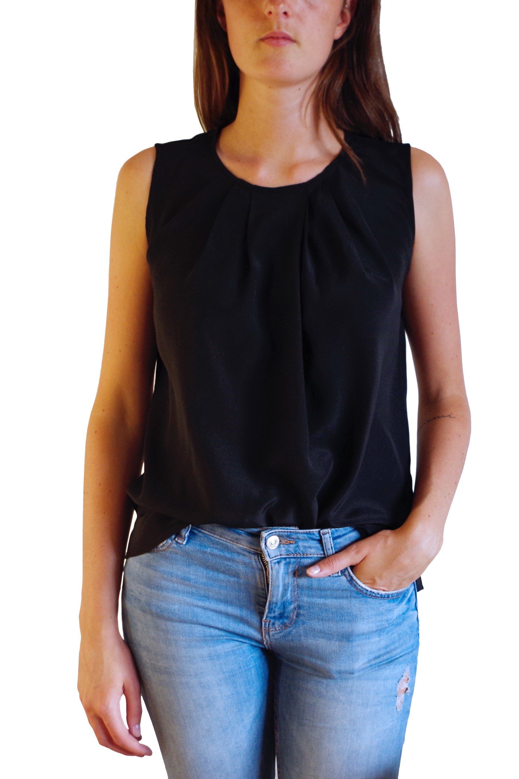Posh Gear Seidenbluse Seidenbluse Gileseta Bluse aus 100% Seide 100% Seide