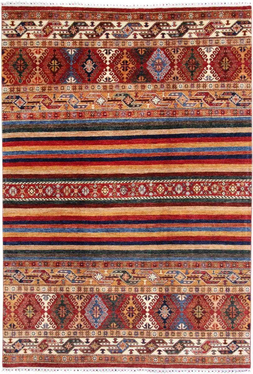 Orientteppich Arijana Shaal 182x264 Handgeknüpfter Orientteppich, Nain Trading, rechteckig, Höhe: 5 mm | Kurzflor-Teppiche