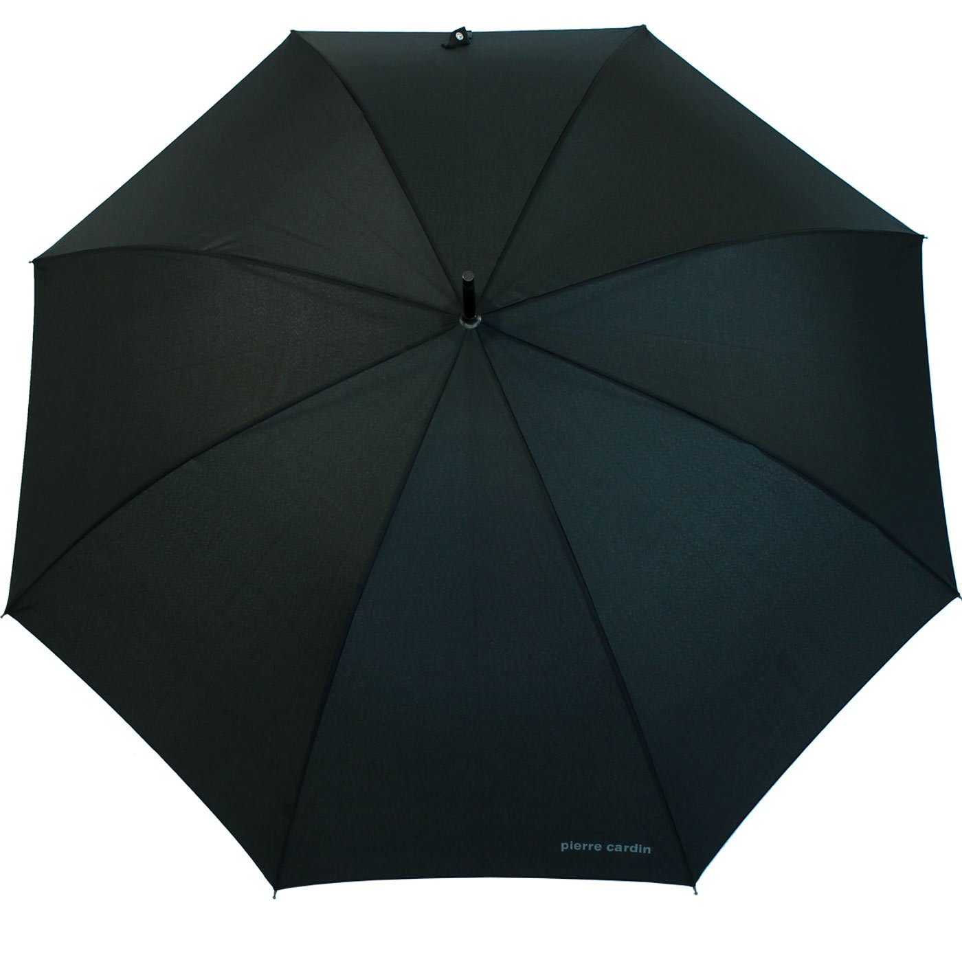 Pierre Cardin Stockregenschirm Herren-Schirm mit Auf-Automatik mit Holzgriff natur, 109 cm groß und stabil - klassisch edler Look